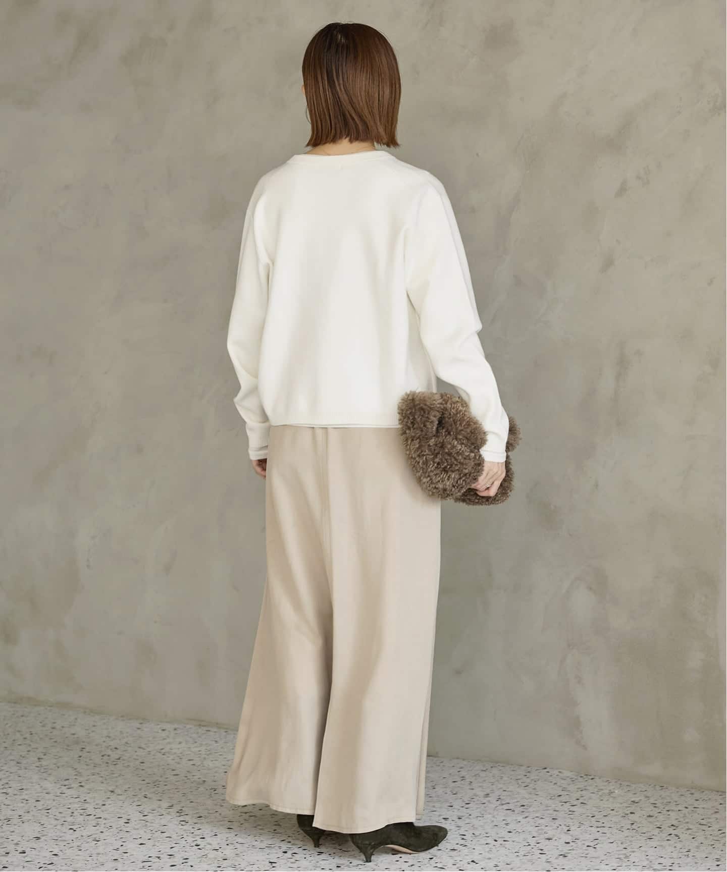 スーパーファインスムースクルーカーディガン イエナ スーパーファインスムースクルーカーディガン | イエナ(IENA