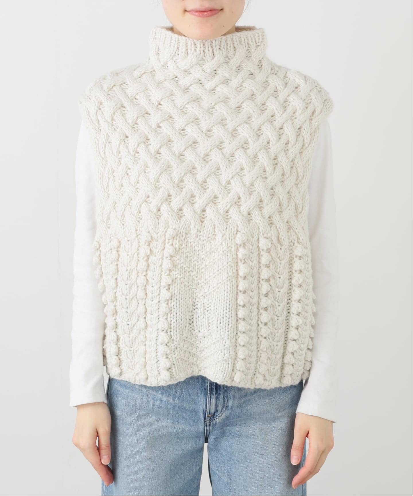 新品 IENA ハンドニットARANジレ ナチュラル ハンドニットARANジレ（ベスト）｜IENA（イエナ）の通販｜BAYCREW'S STORE