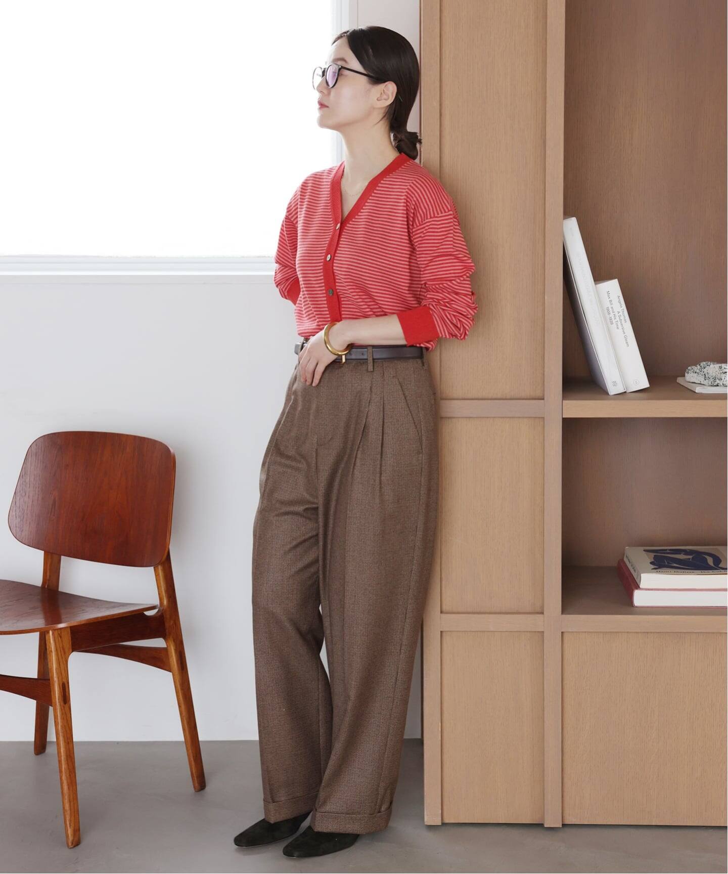 iena イエナ lavita カーディガン ブラウン完売！ WEB限定/追加4》LEVITAクルーカーディガン（ニット／セーター）｜IENA