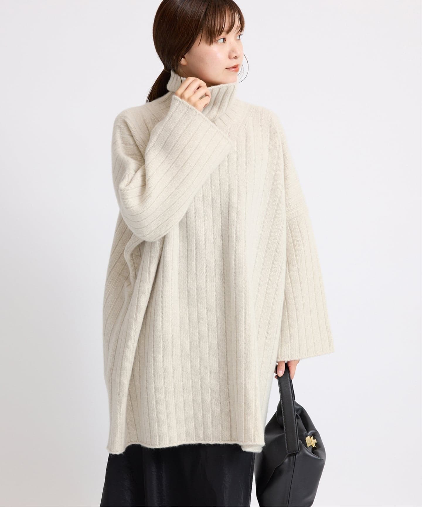 イエナニット IENA（イエナ）の「Jesi ワイドリブクルーネックプルオーバー