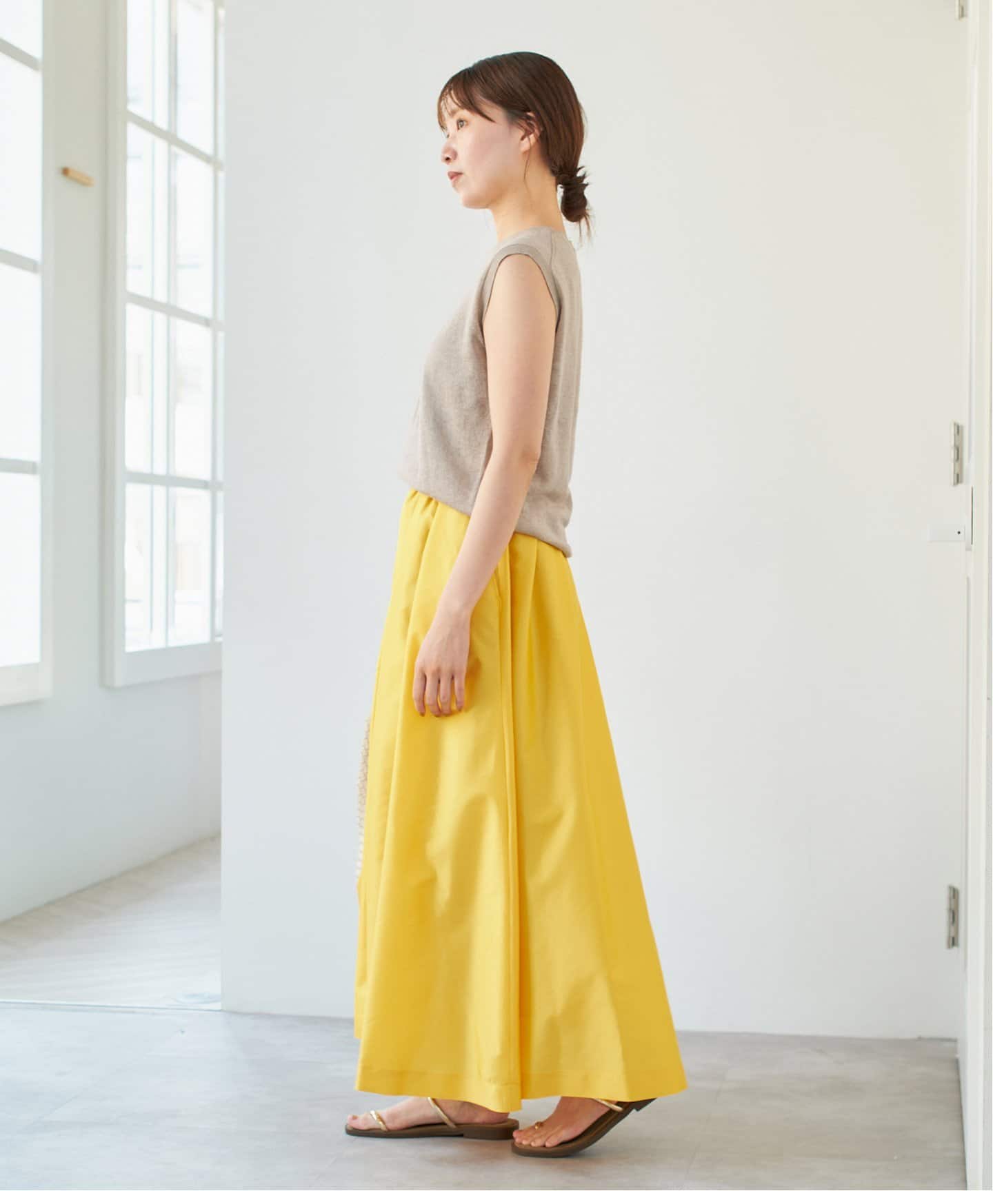 IENA フレンチリネンノースリーブプルオーバー イエナ IENA フレンチリネンノースリーブプルオーバー
