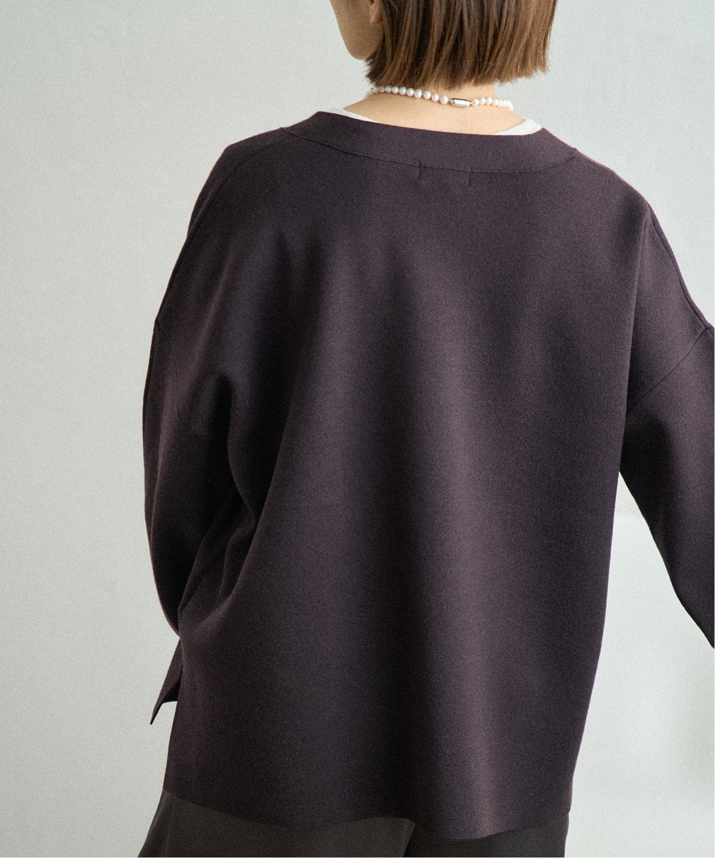 【2023AW】IENA スーパーファインスムースショートカーディガン 黒 追加3》スーパーファインスムース ショートカーディガン | イエナ(IENA