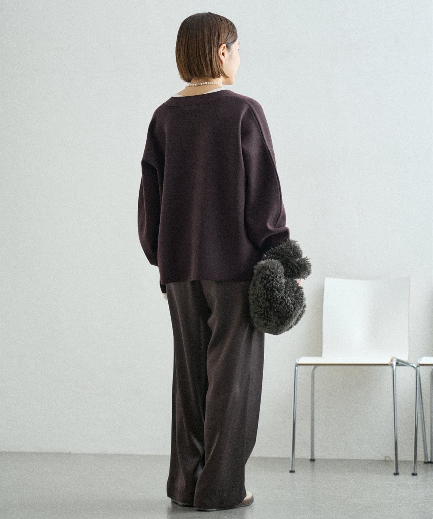 追加4予約》スーパーファインスムース ショートカーディガン