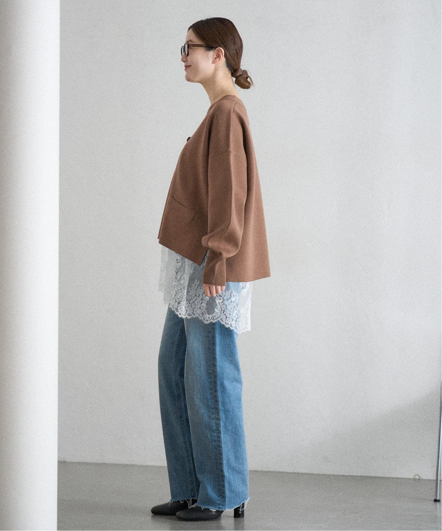 追加4予約》スーパーファインスムース ショートカーディガン