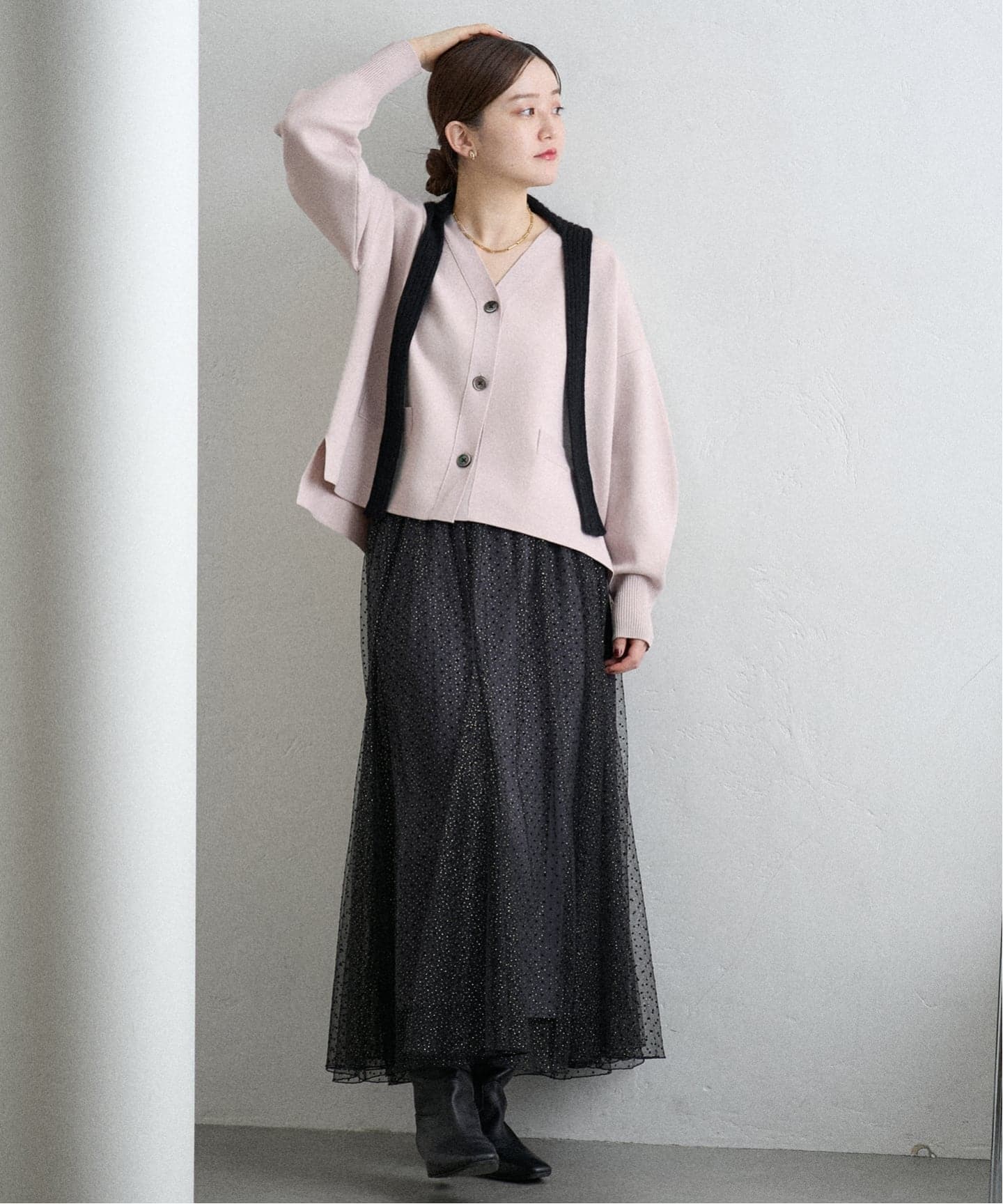 追加4予約》スーパーファインスムース ショートカーディガン