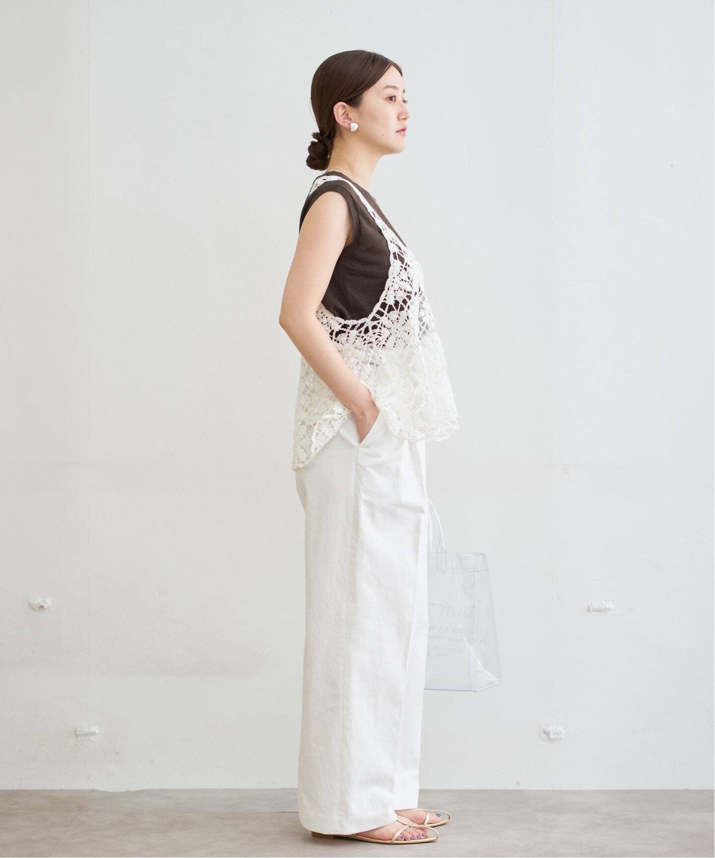 【新品】IENA クロシェタンク クロシェタンク（ニット／セーター）｜IENA（イエナ）の通販
