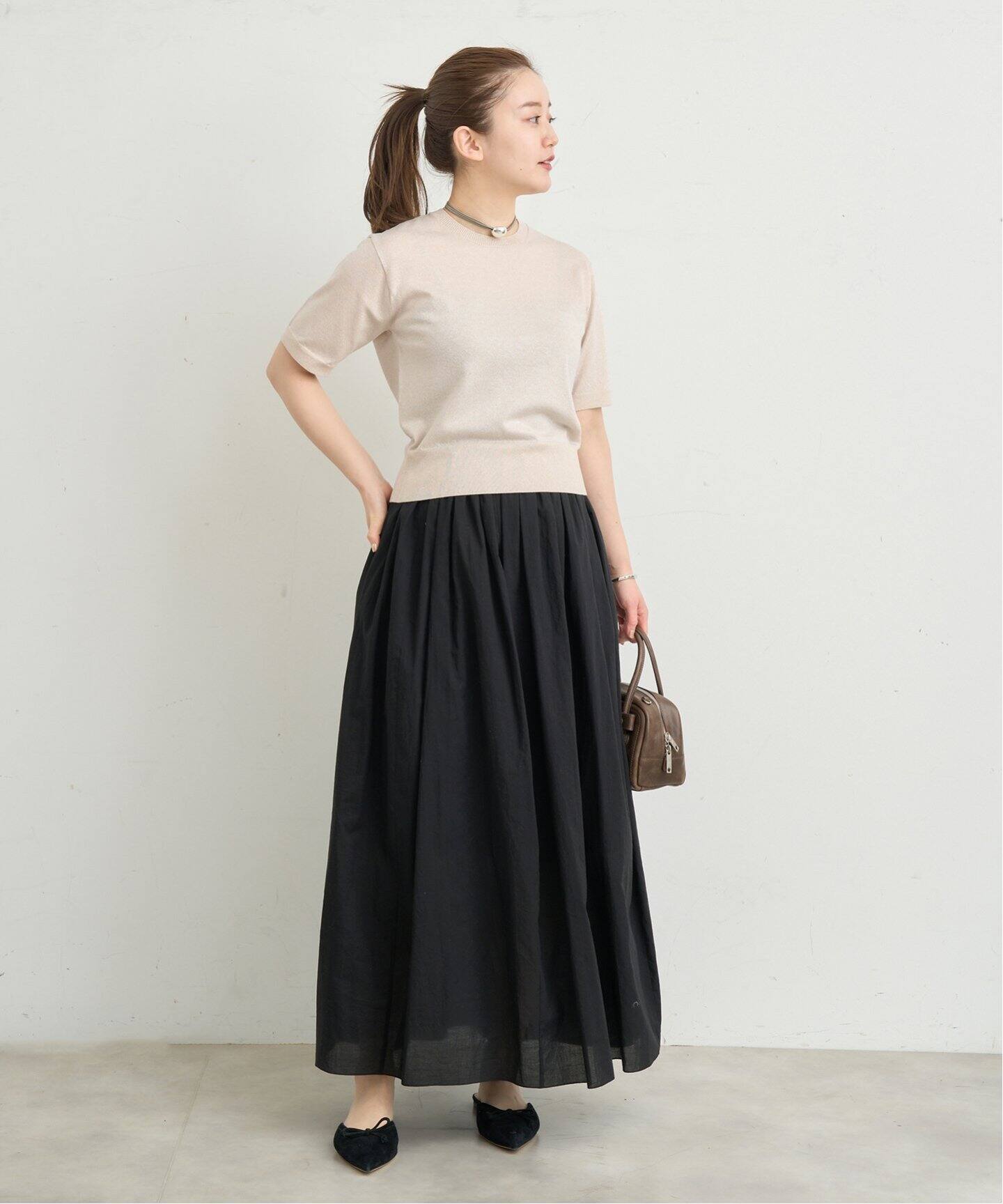 LEVITAハーフスリーブプルオーバー（ニット／セーター）｜IENA（イエナ