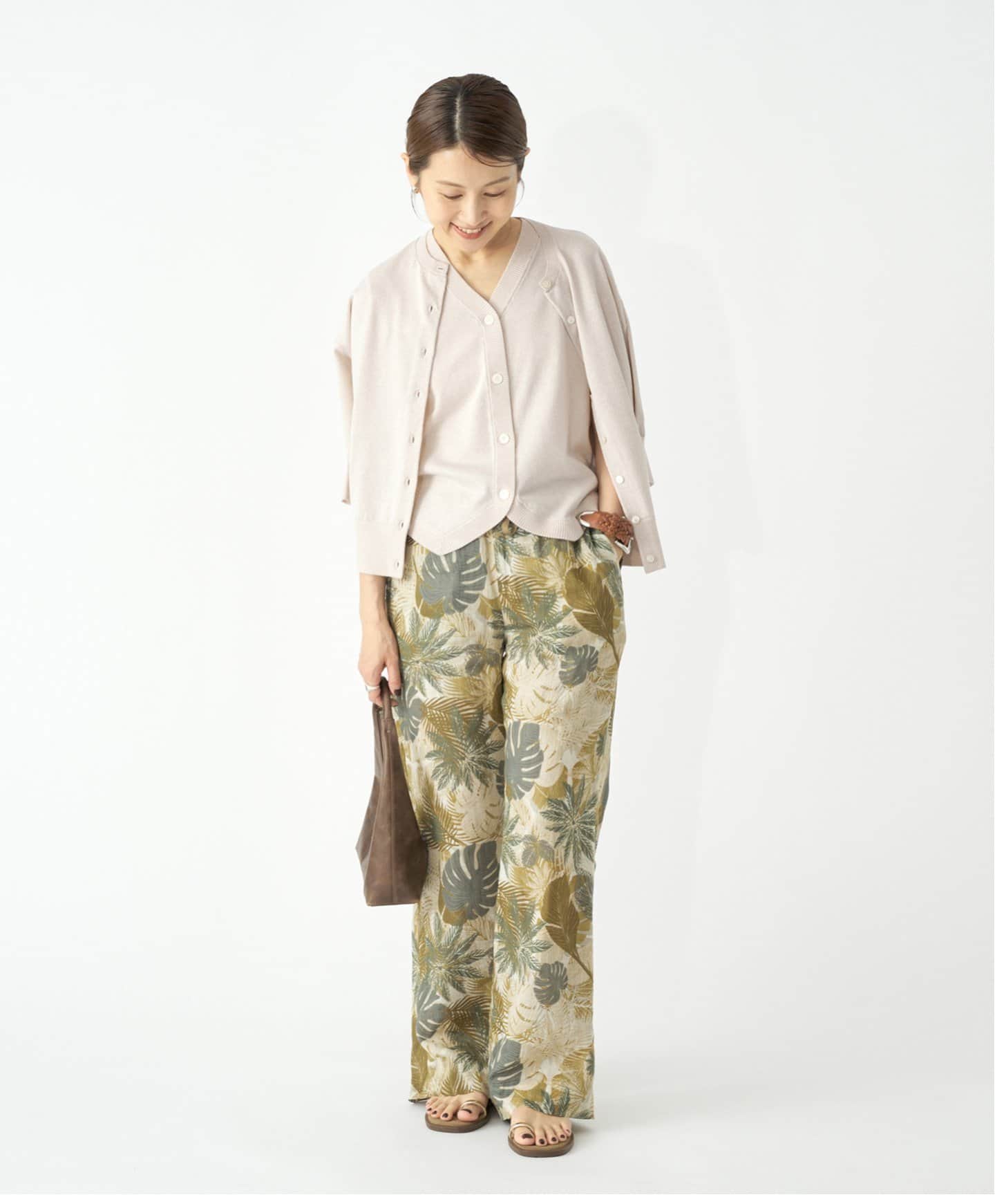 LEVITA クルーカーディガン　シルバー イエナ IENA LEVITAクルーカーディガン （シルバー