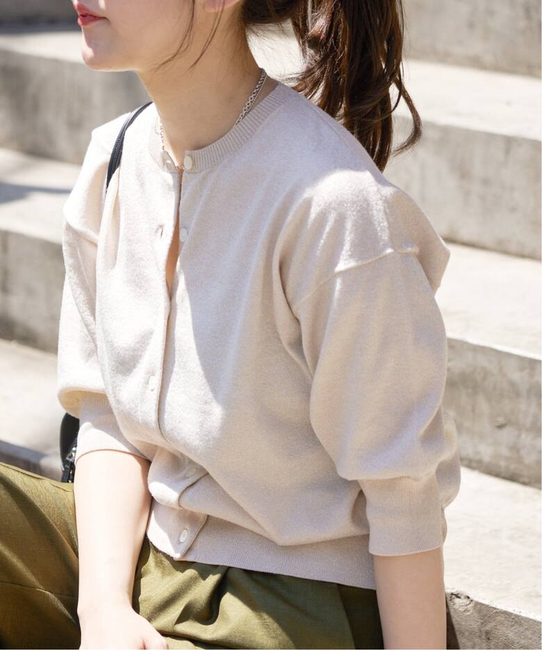 追加》LEVITAクルーカーディガン（カーディガン）｜IENA（イエナ）の  