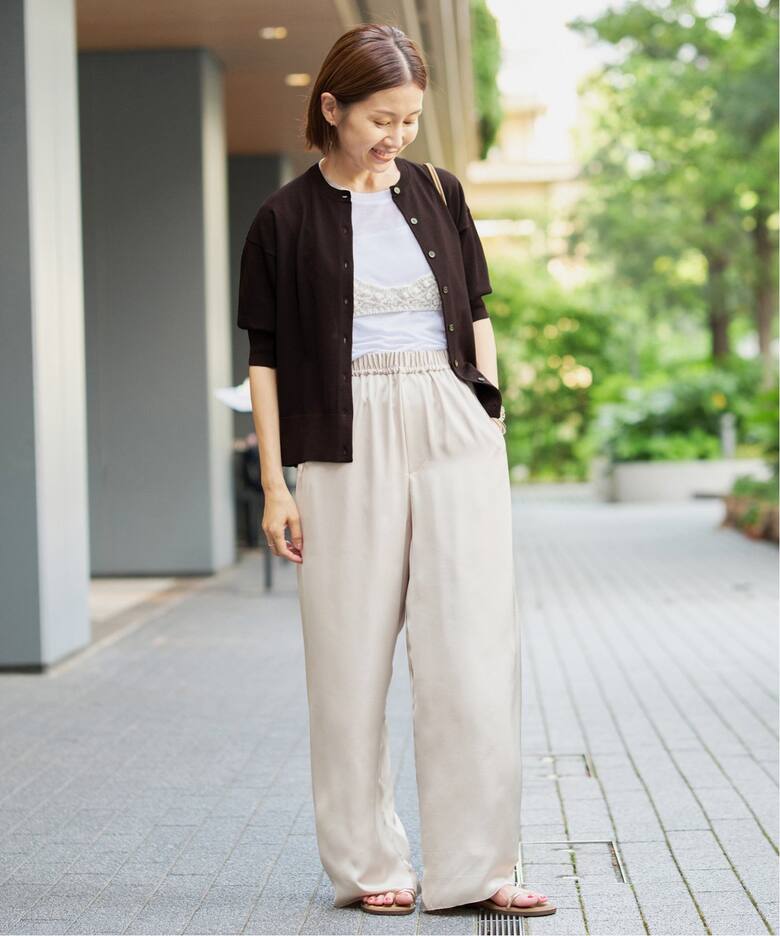 追加2》LEVITAクルーカーディガン（カーディガン）｜IENA（イエナ）の  