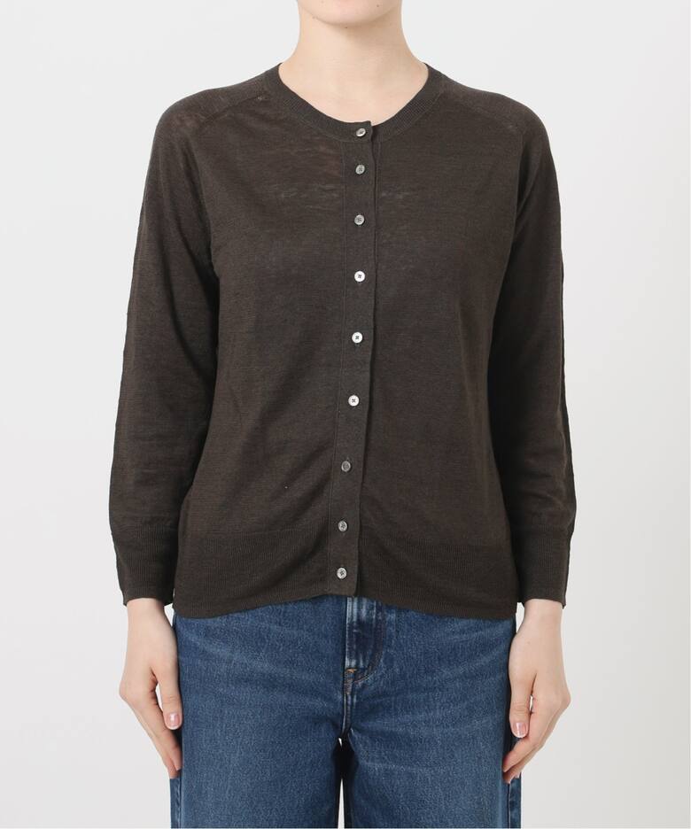 フレンチリネン7分袖カーディガン（カーディガン）｜IENA（イエナ）の  