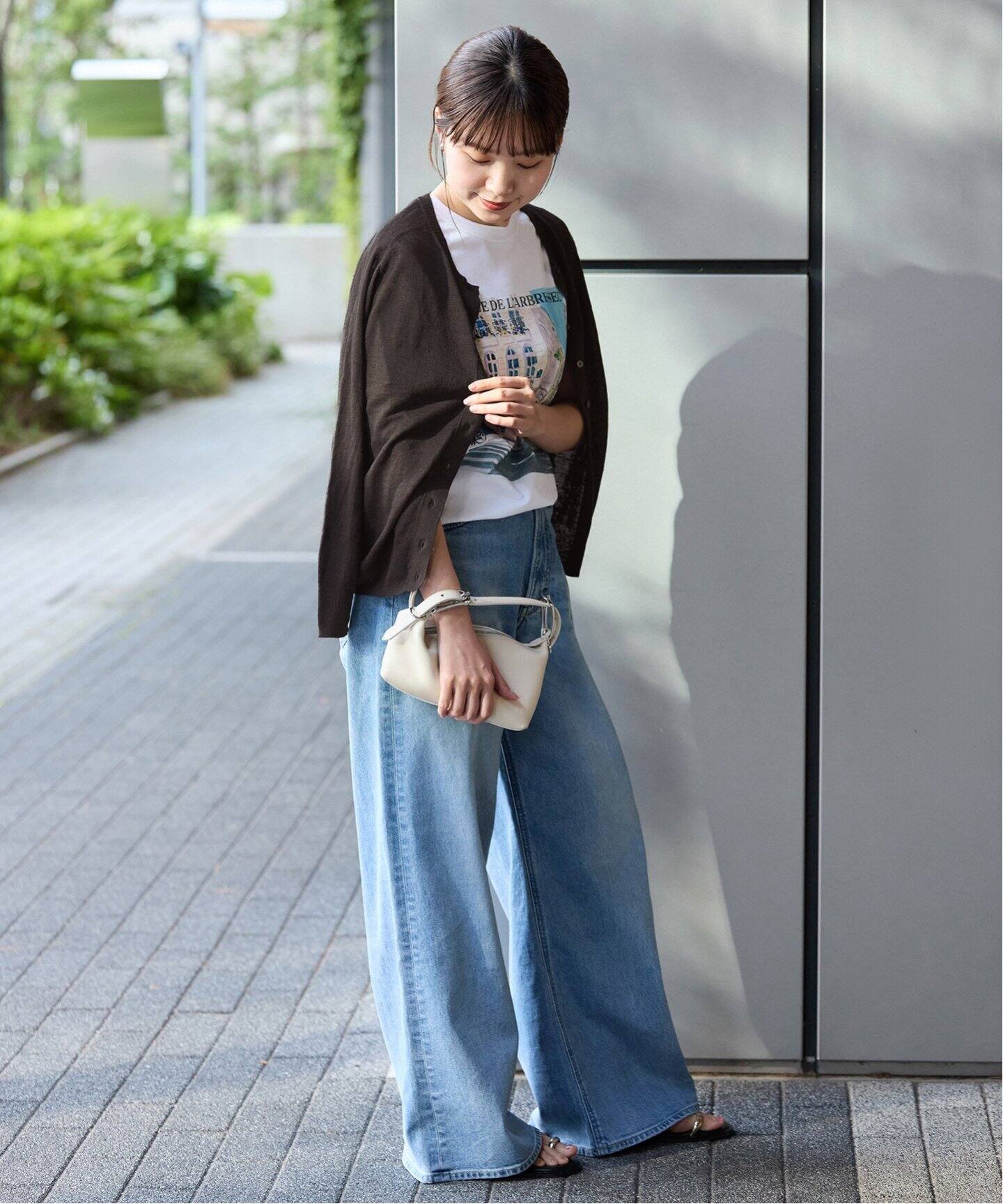 【美品】24ss イエナ　IENA フレンチリネンカーディガン　ロゴ刺繍　麻 美品】24ss イエナ IENA フレンチリネンカーディガン ロゴ刺繍