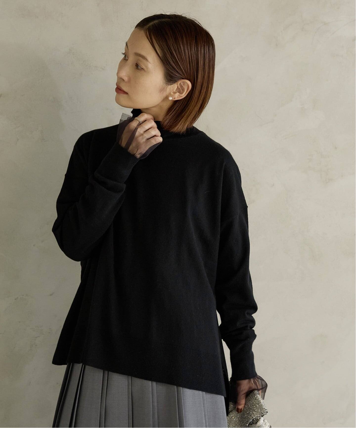 IENA ライトウールビッグタートルプルオーバー ライトウールビッグタートルプルオーバー（ニット／セーター）｜IENA