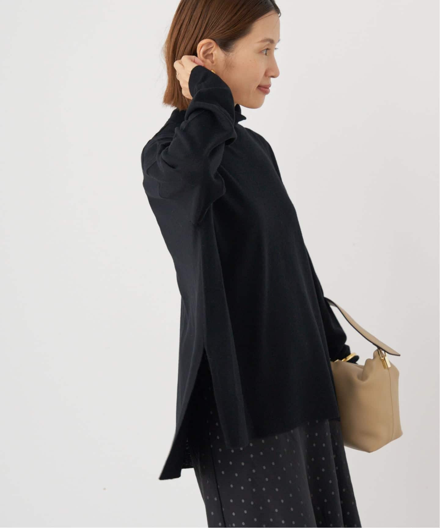 ライトウールビッグタートルプルオーバー（ニット／セーター）｜IENA