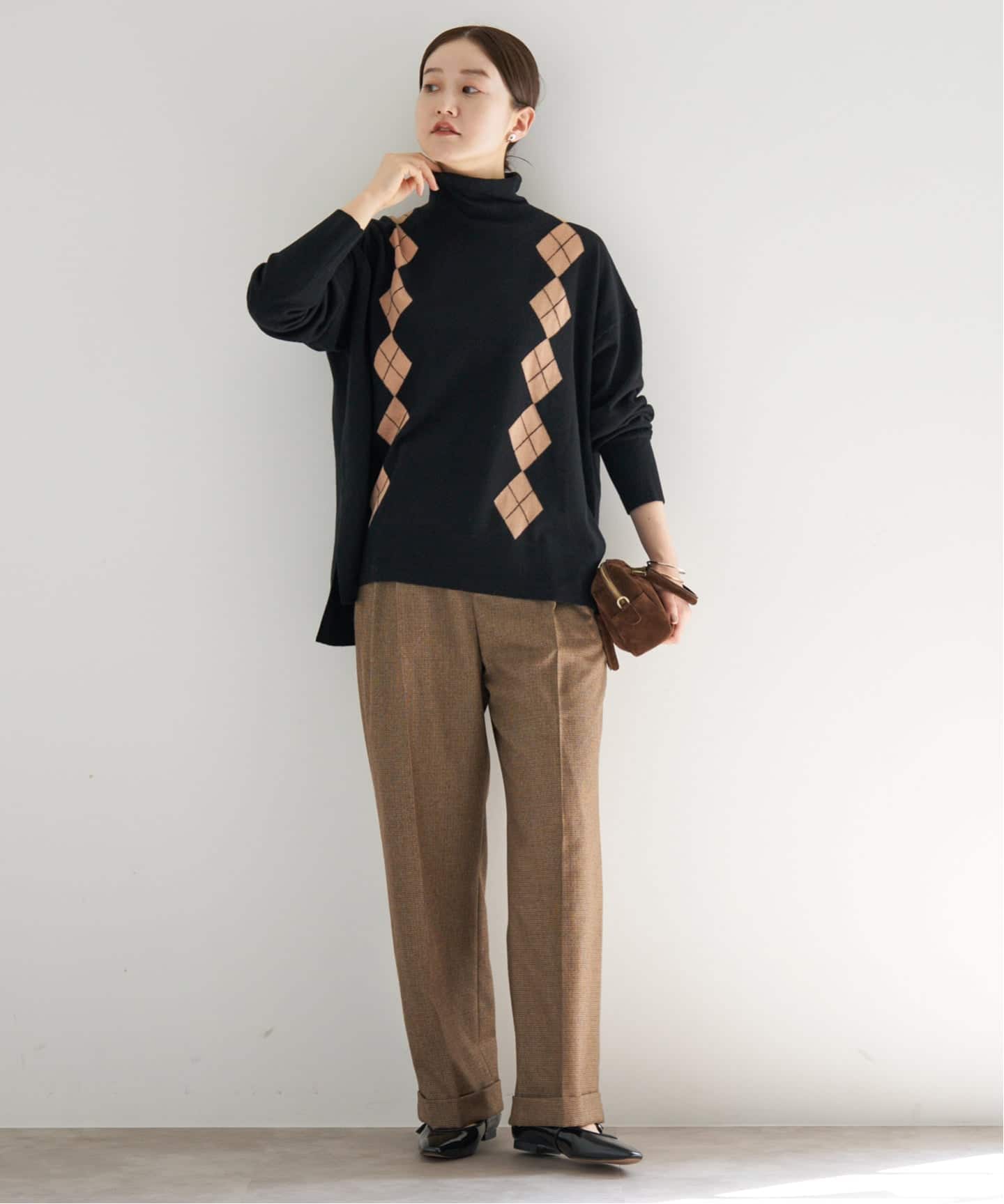 ライトウールアーガイルニット（ニット／セーター）｜IENA（イエナ）の