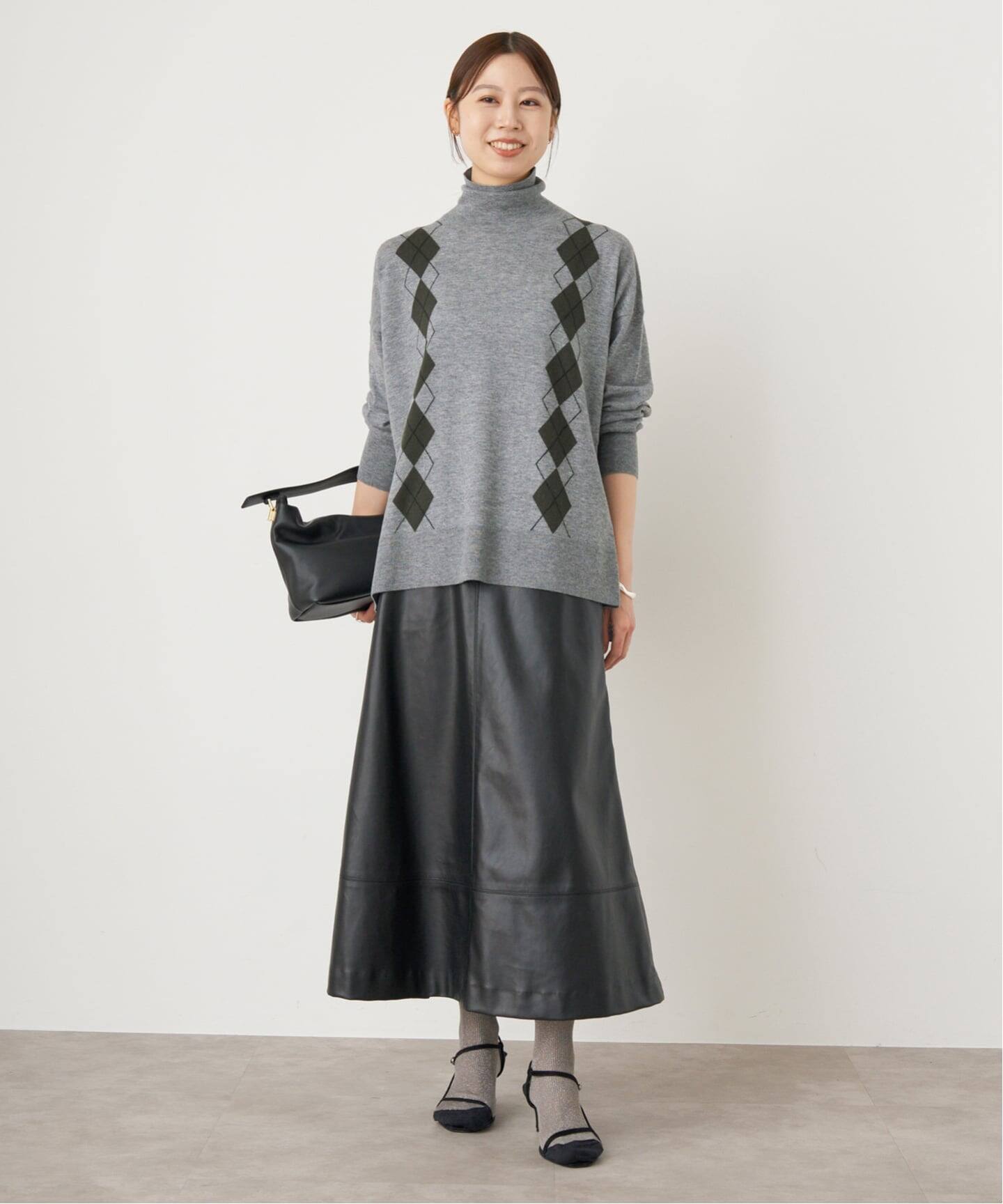 ライトウールアーガイルニット（ニット／セーター）｜IENA（イエナ）の