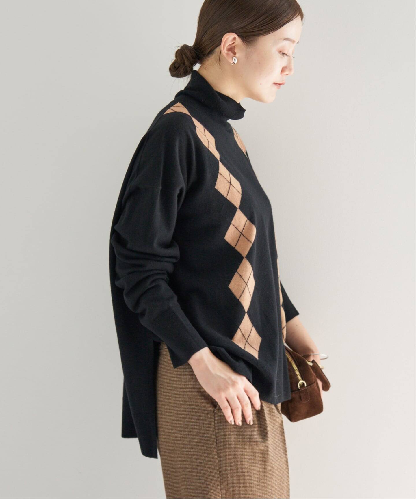 ライトウールアーガイルニット（ニット／セーター）｜IENA（イエナ）の