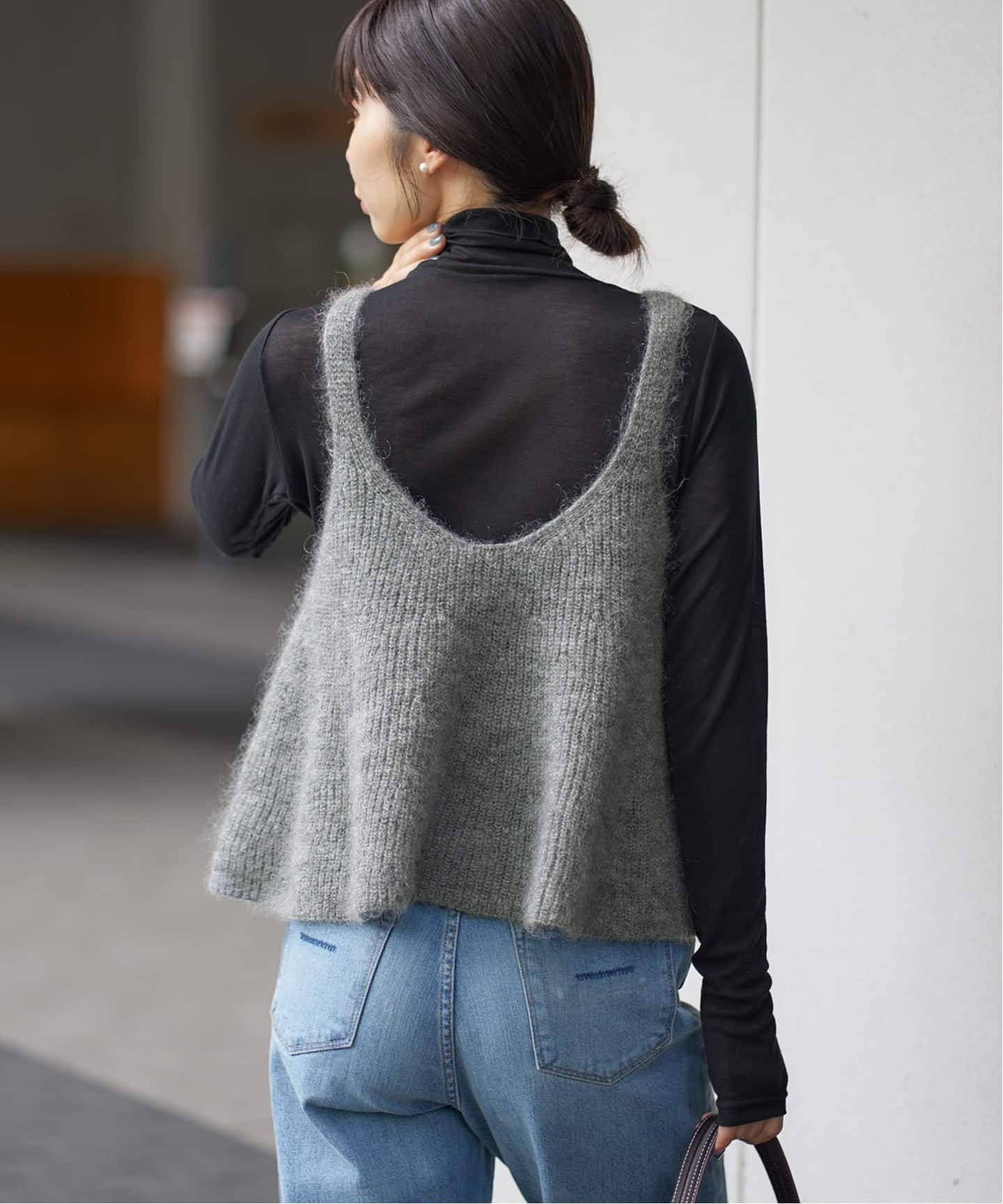 モヘヤミックスフレアタンク（ベスト）｜IENA（イエナ）の通販