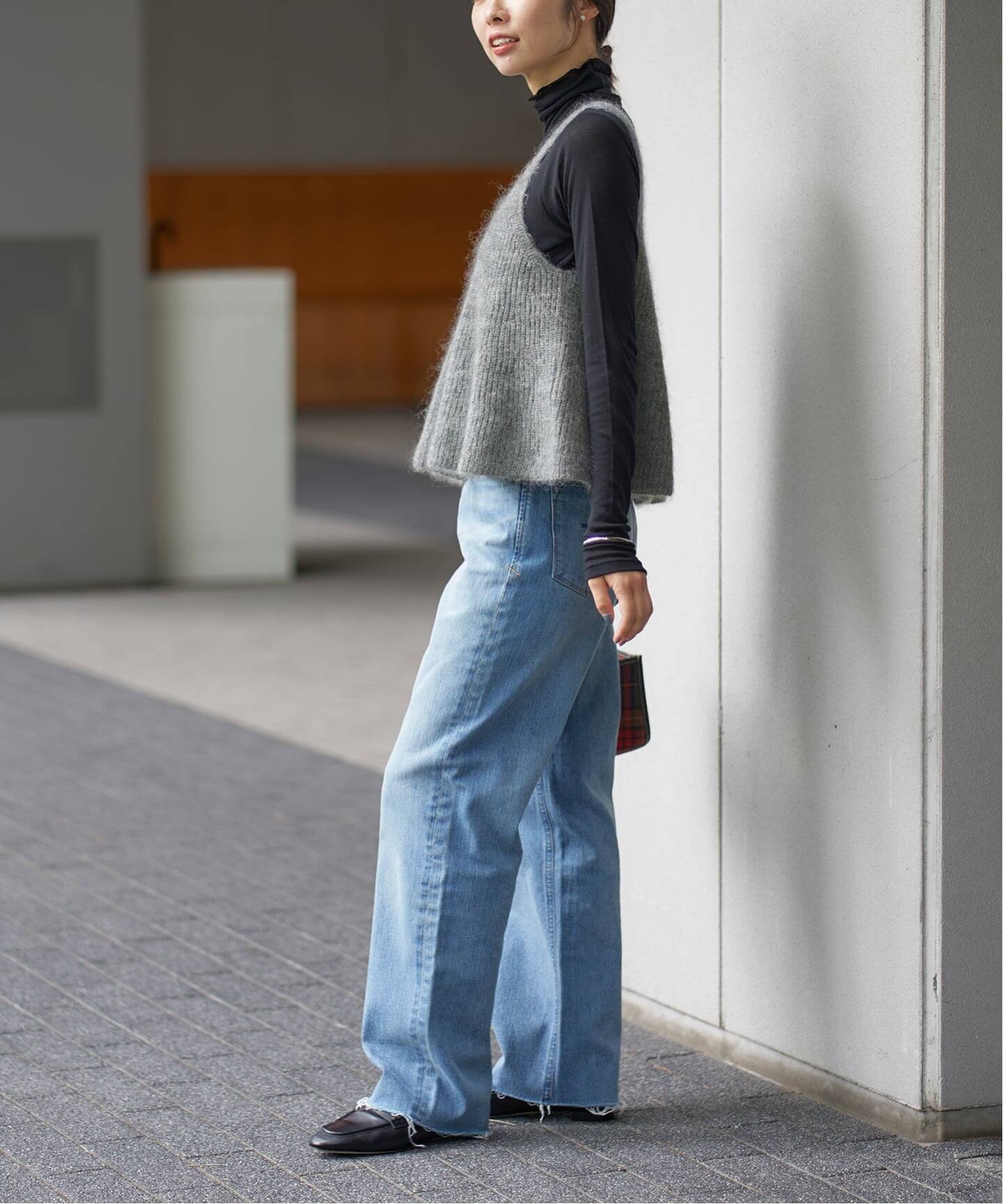 モヘヤミックスフレアタンク（ベスト）｜IENA（イエナ）の通販