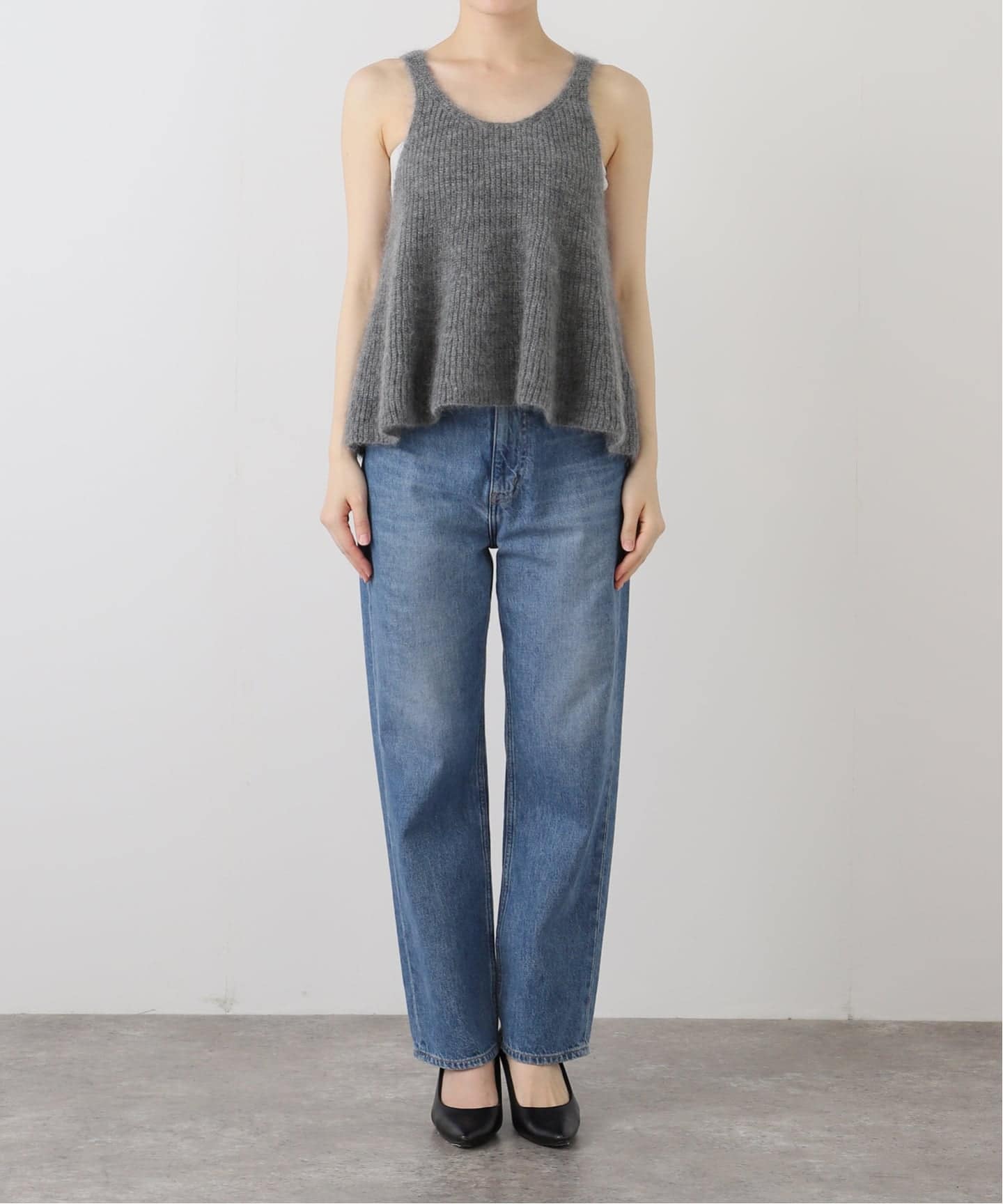 モヘヤミックスフレアタンク（ベスト）｜IENA（イエナ）の通販