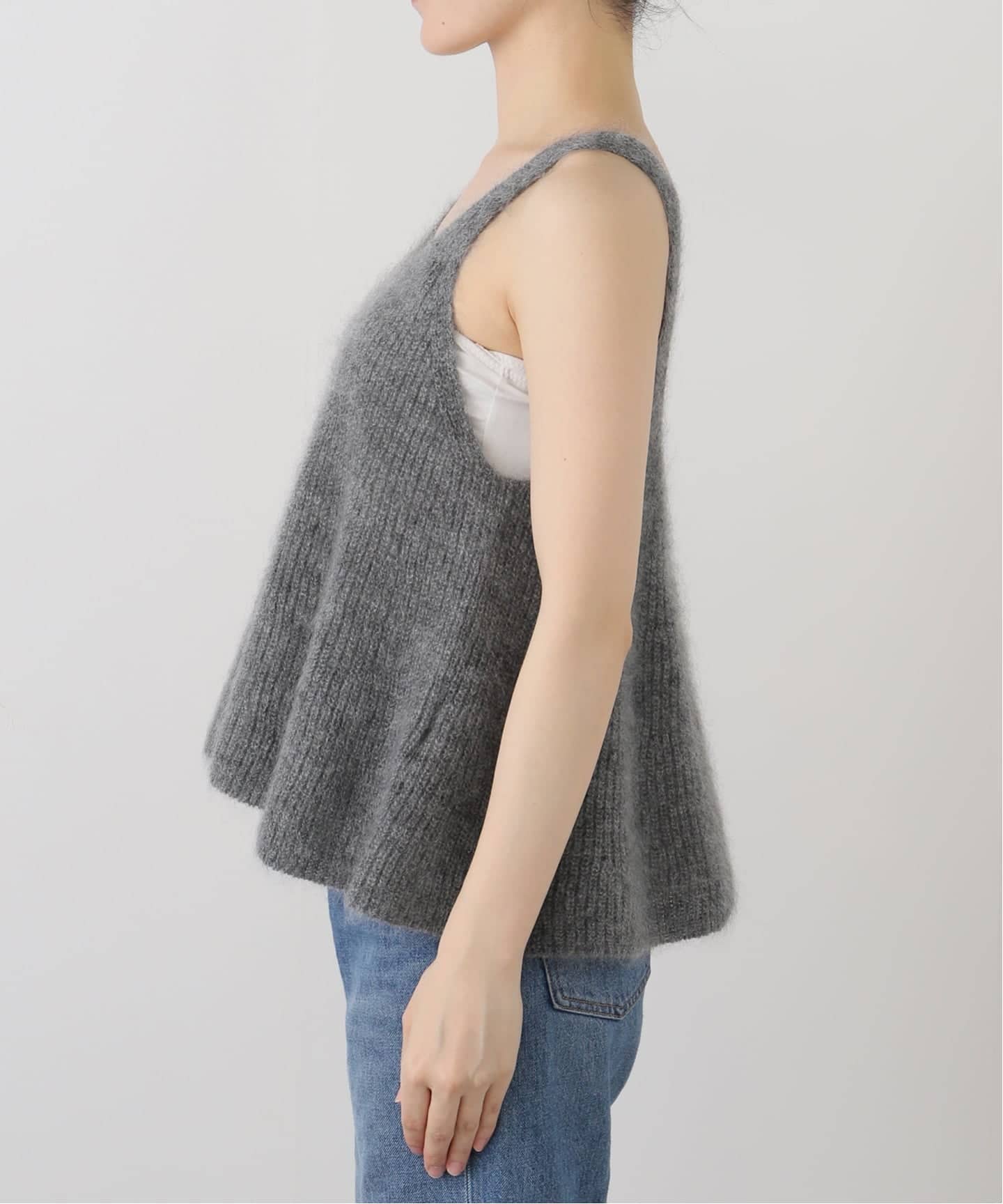 モヘヤミックスフレアタンク（ベスト）｜IENA（イエナ）の通販