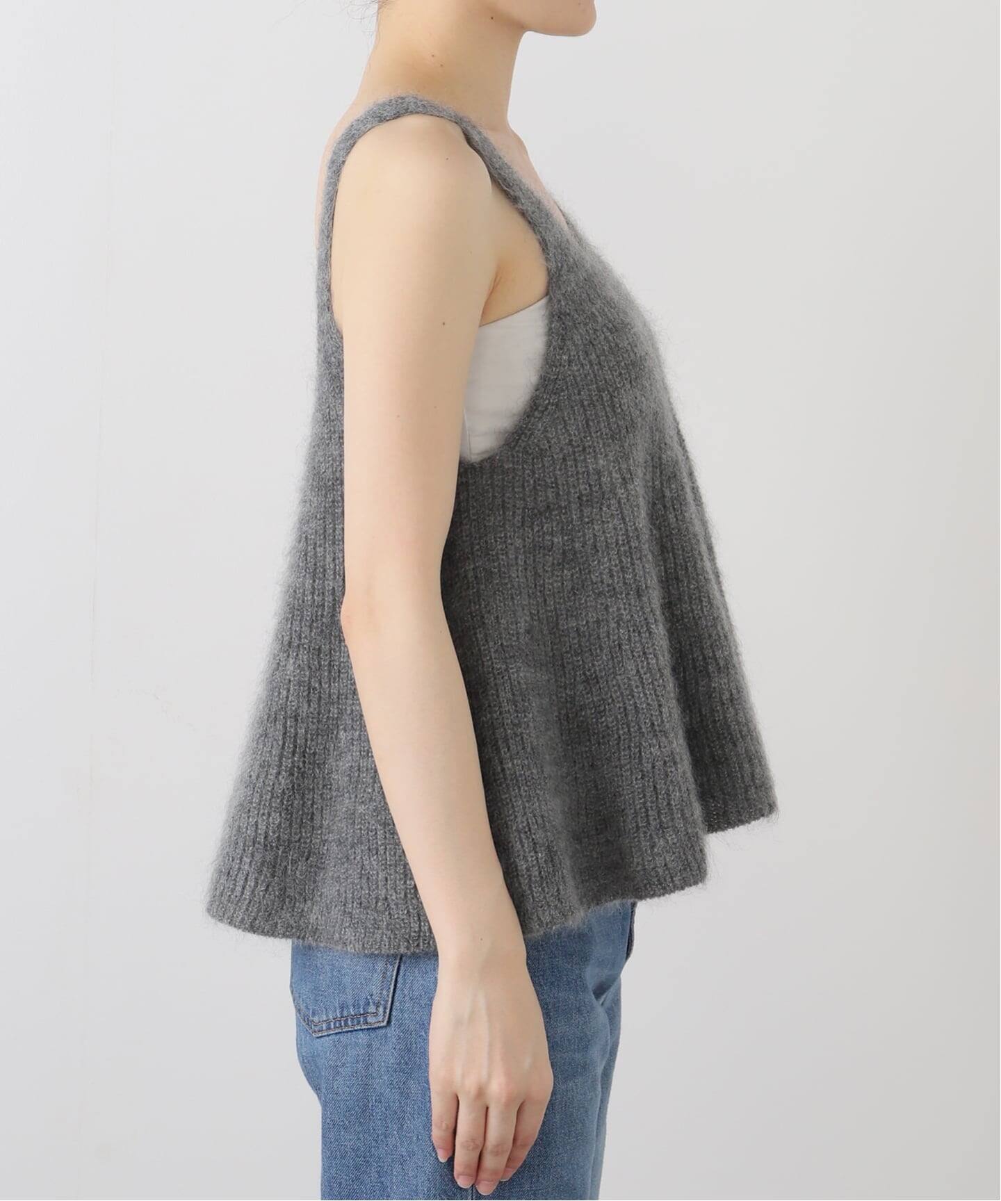 モヘヤミックスフレアタンク（ベスト）｜IENA（イエナ）の通販