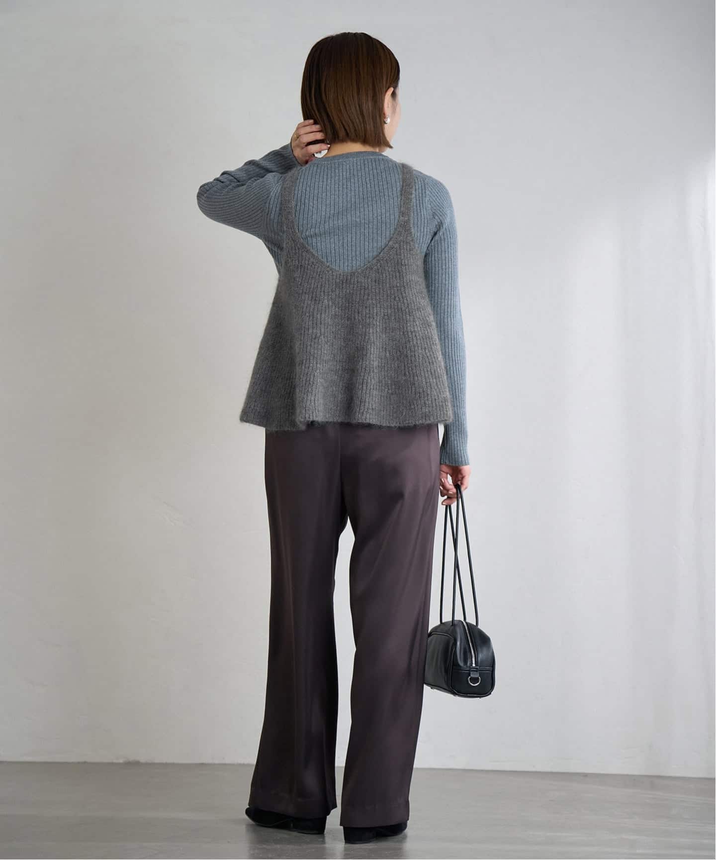 WEB限定/追加》モヘヤミックスフレアタンク（ニット／セーター）｜IENA