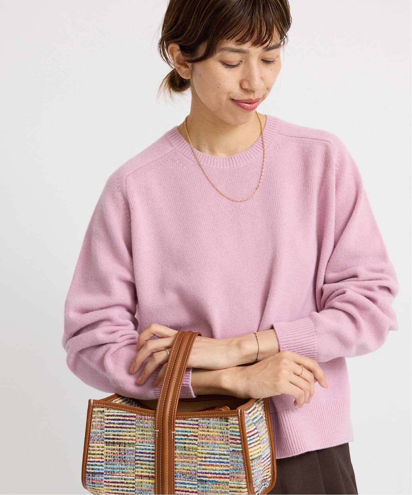 IENA ALBAクルーネックプルオーバー ニット IENA（イエナ）の「ALBA クルーネックアンサンブル