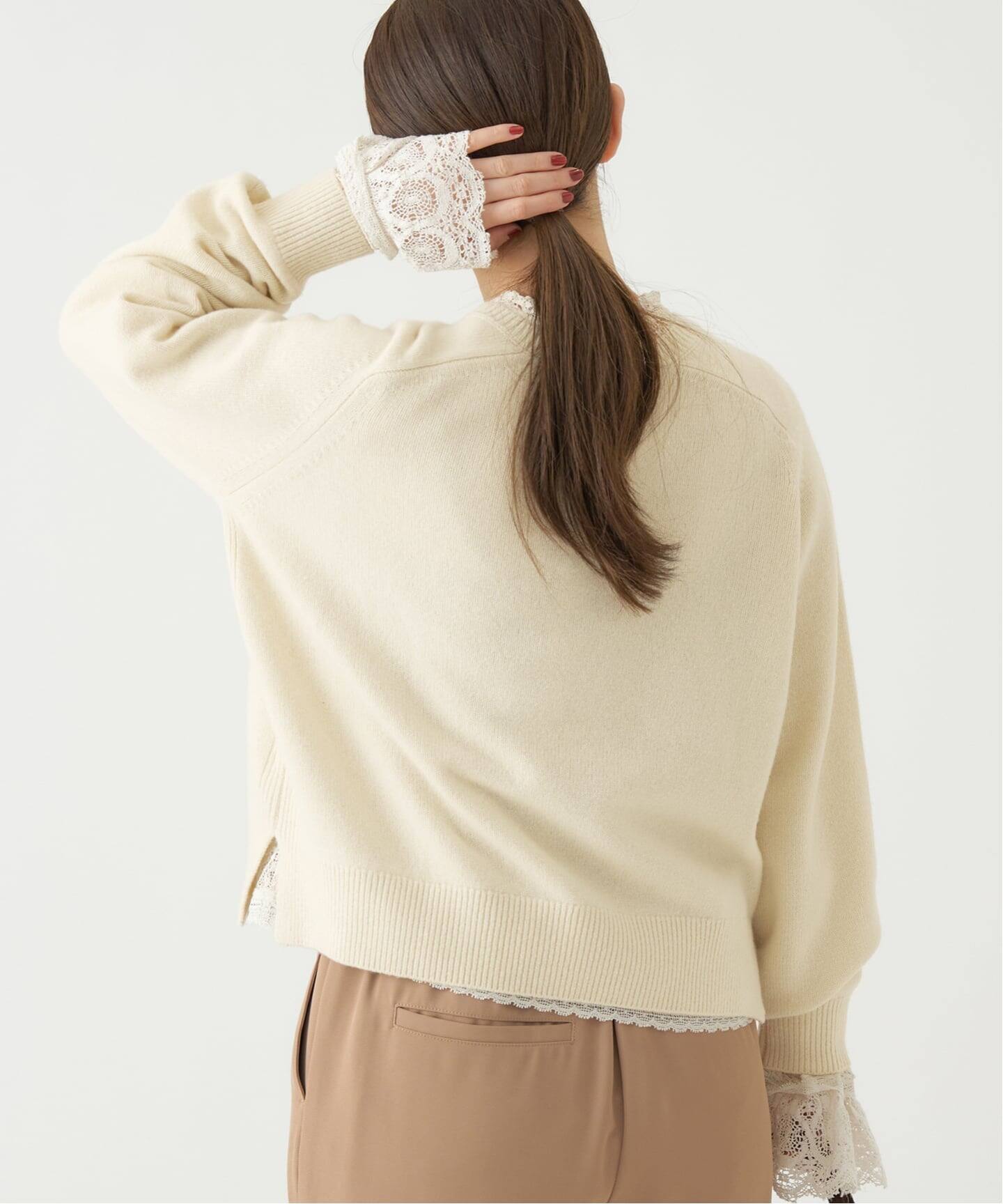 追加》SUPER180クルーネックプルオーバー（ニット／セーター）｜IENA