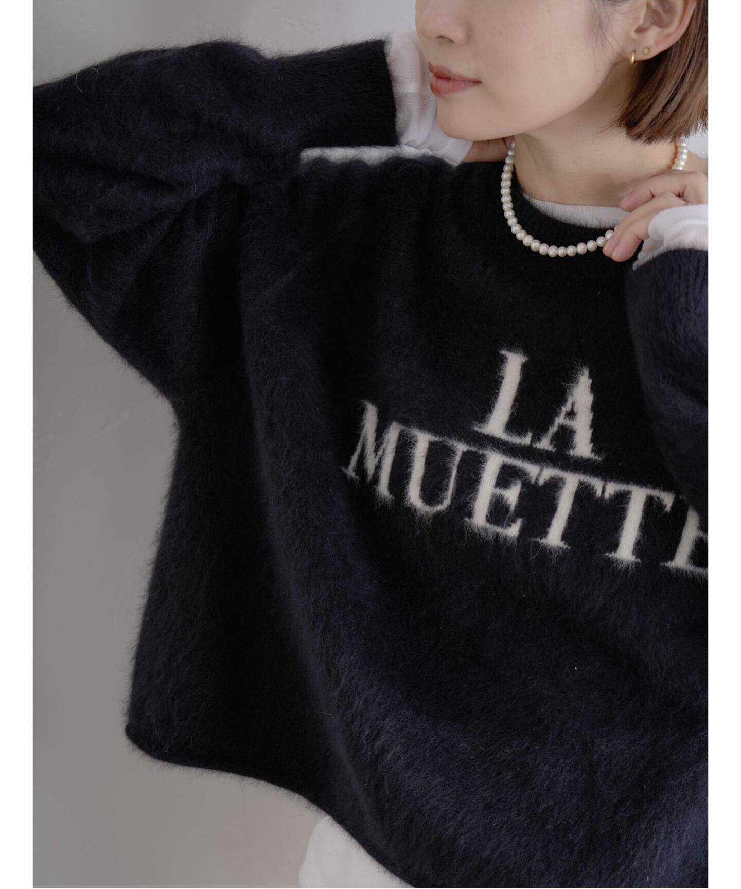 フォックス混LA MUETTE ロゴニット（ニット／セーター）｜IENA（イエナ