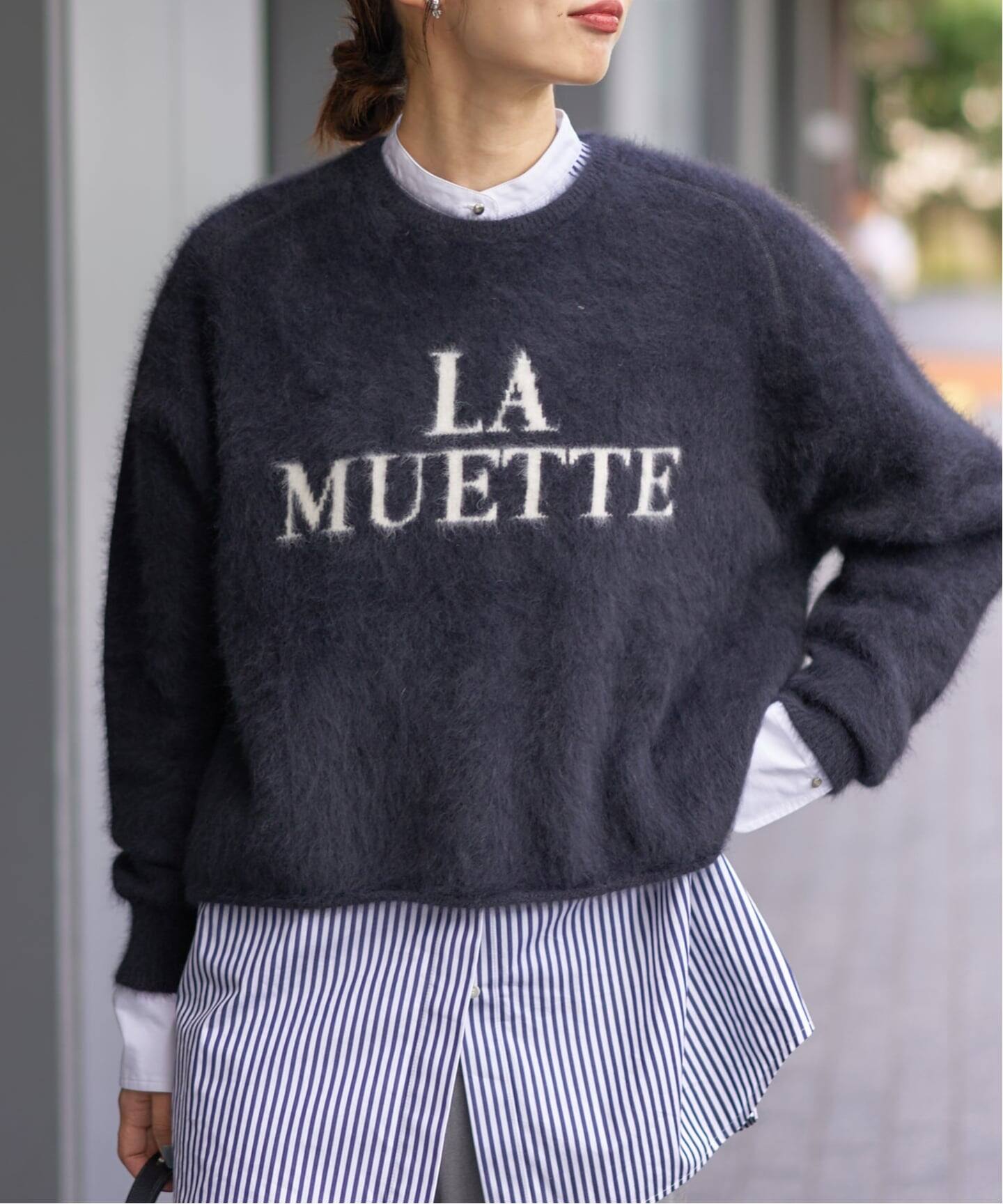 フォックス混LA MUETTE ロゴニット（ニット／セーター）｜IENA（イエナ