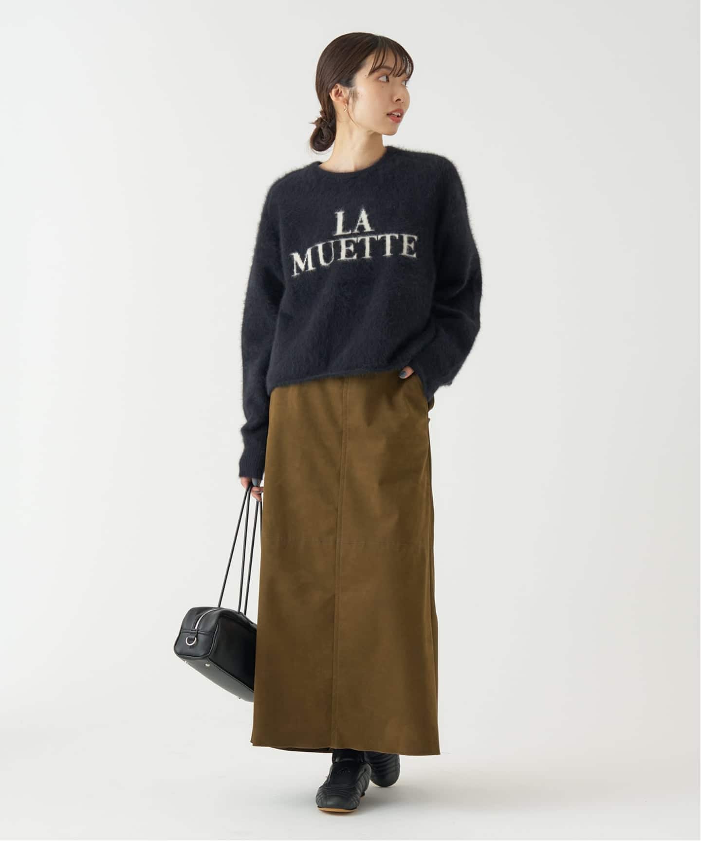 フォックス混LA MUETTE ロゴニット（ニット／セーター）｜IENA（イエナ