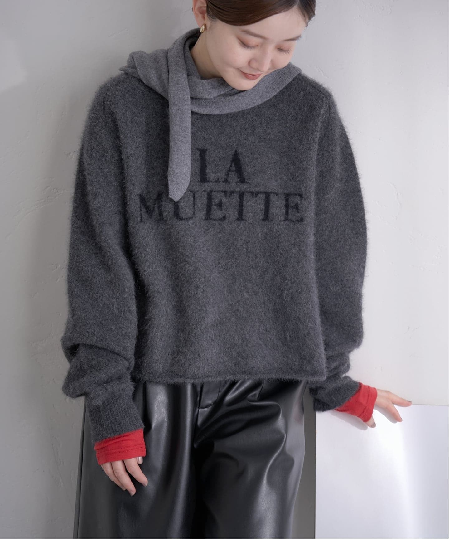 フォックス混LA MUETTE ロゴニット（ニット／セーター）｜IENA（イエナ