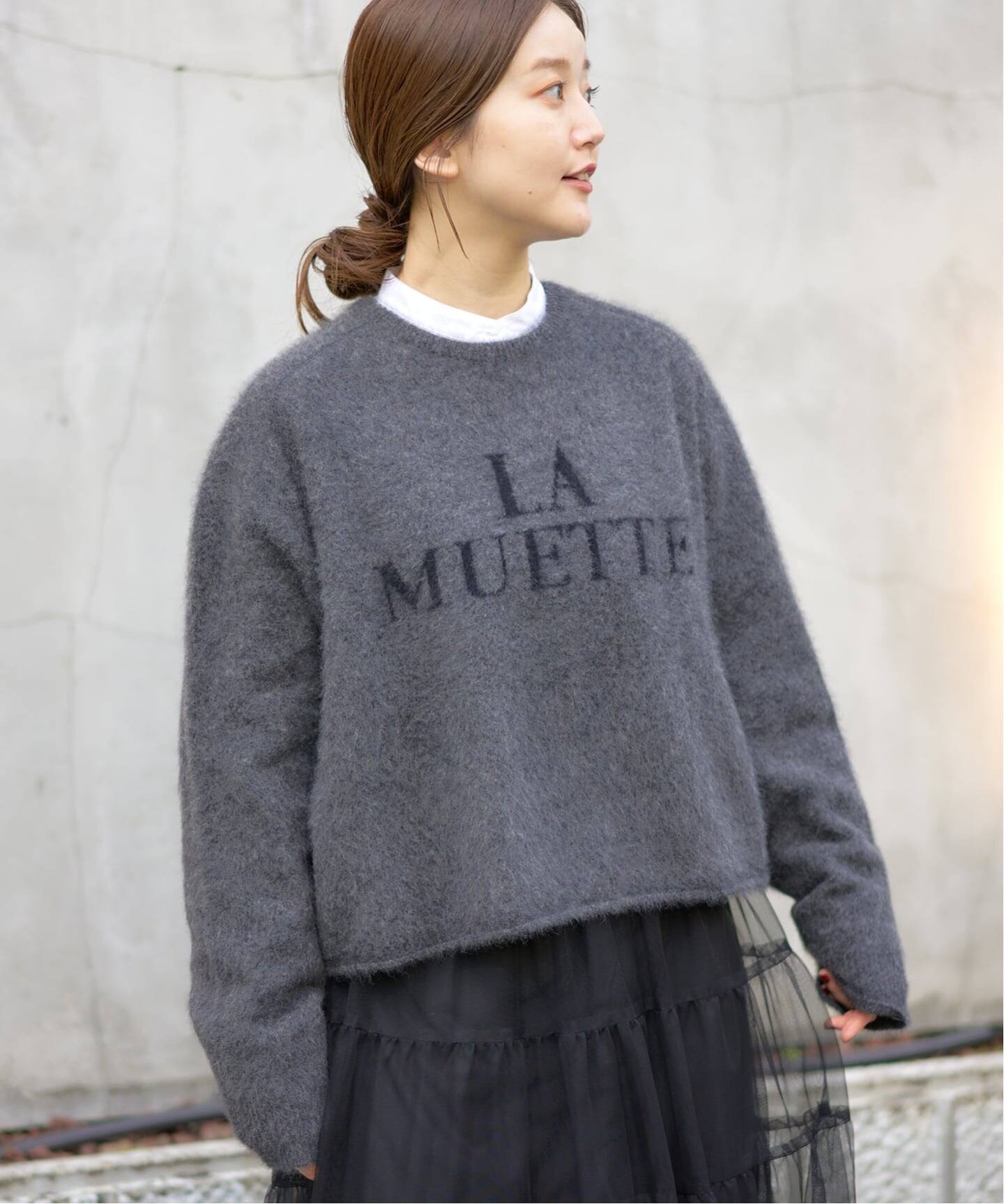 フォックス混LA MUETTE ロゴニット（ニット／セーター）｜IENA（イエナ