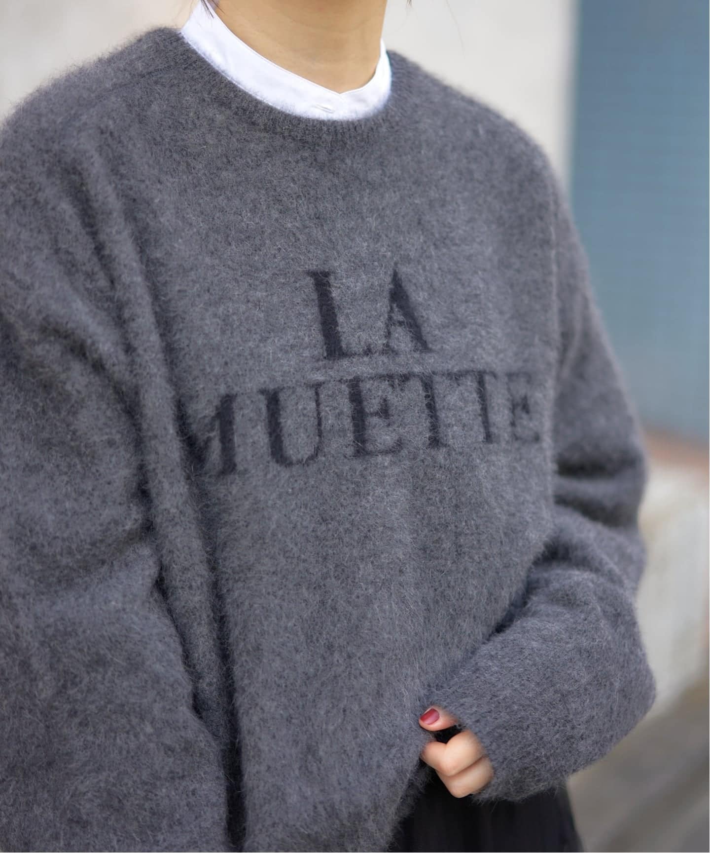 フォックス混LA MUETTE ロゴニット（ニット／セーター）｜IENA（イエナ