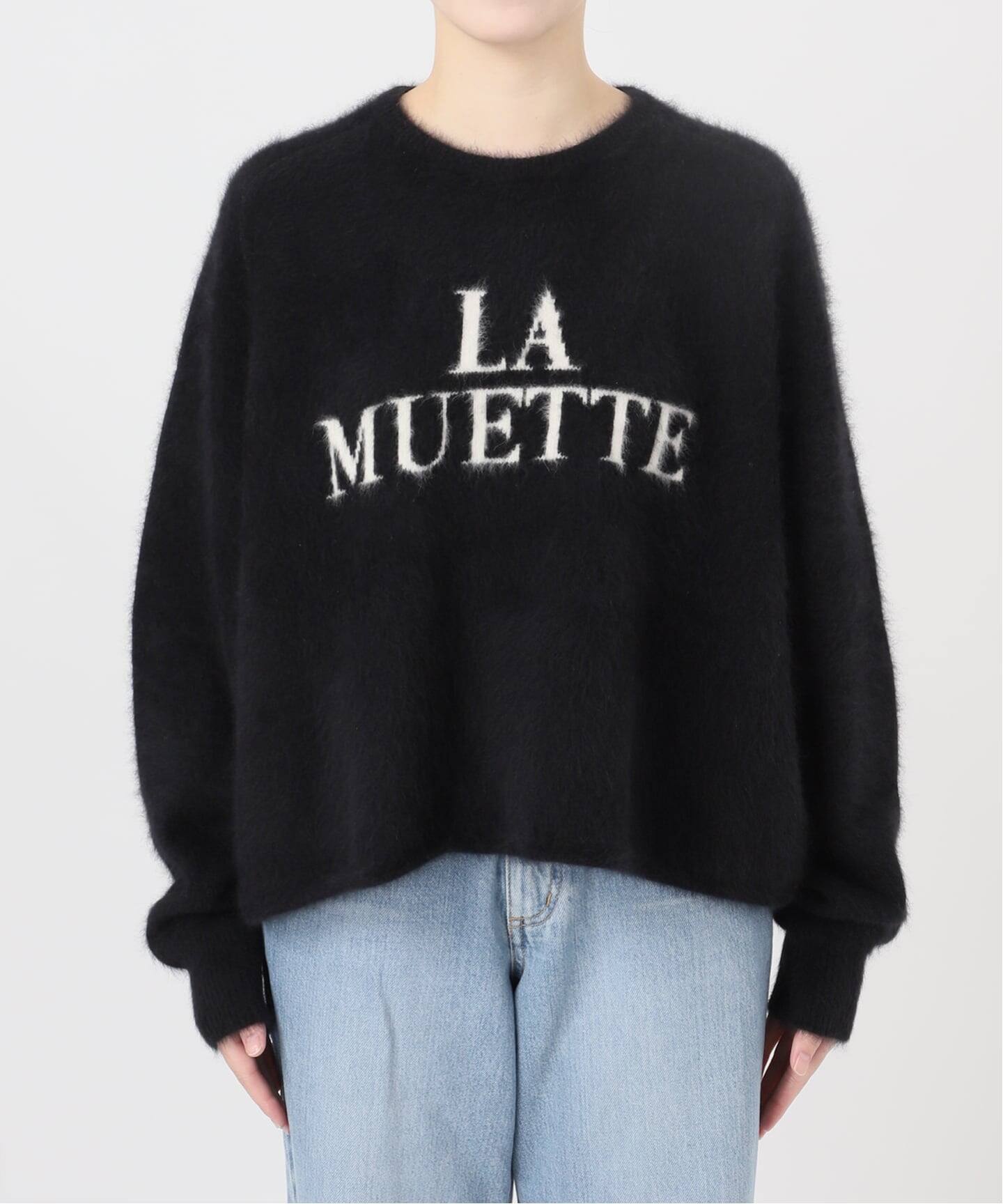 新品　IENA フォックス混LA MUETTE ロゴニット フォックス混LA MUETTE ロゴニット（ニット／セーター）｜IENA（イエナ