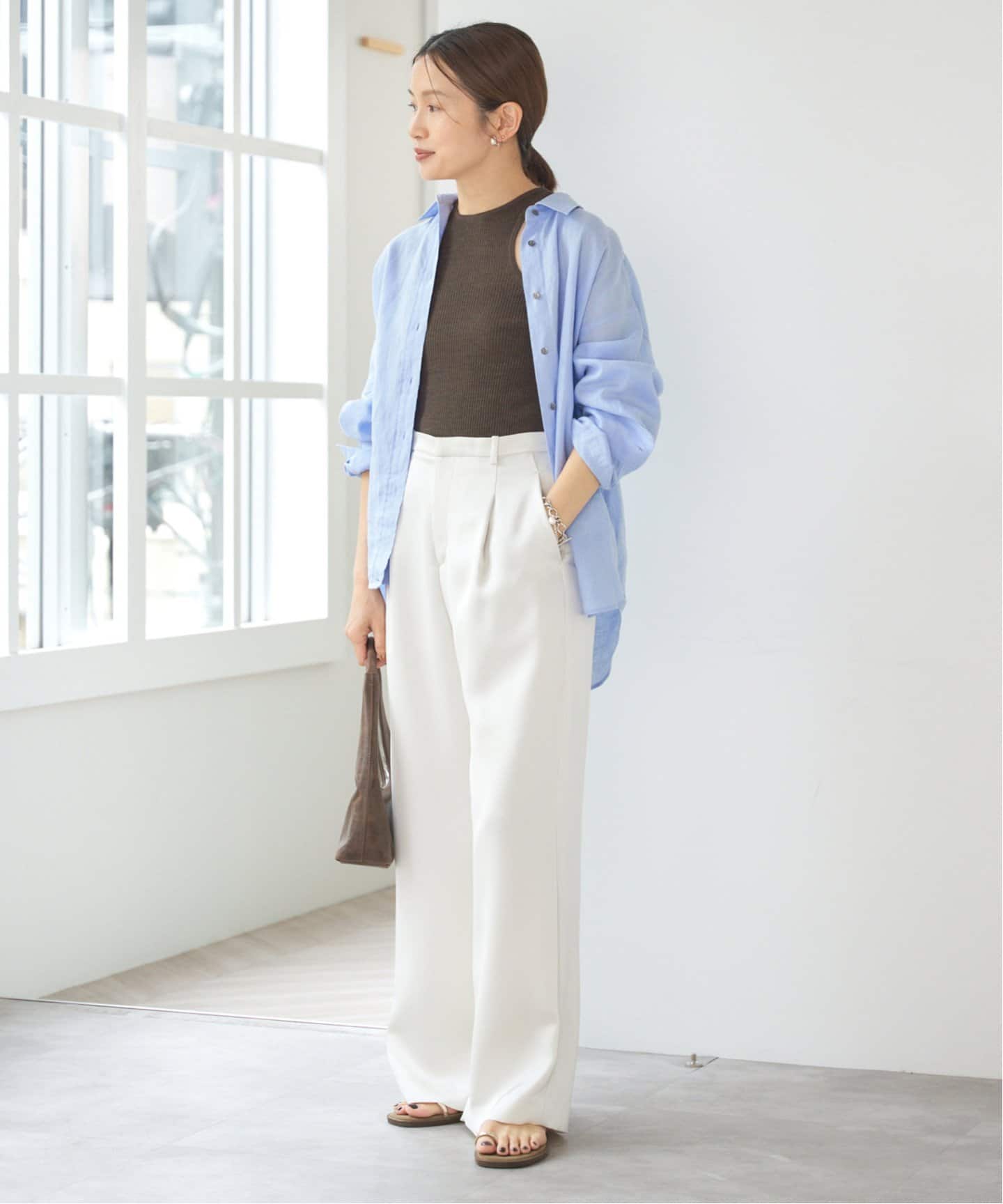 イエナ　メッシュアメスリプルオーバー シルクコットンアメスリプルオーバー（タンクトップ）｜IENA