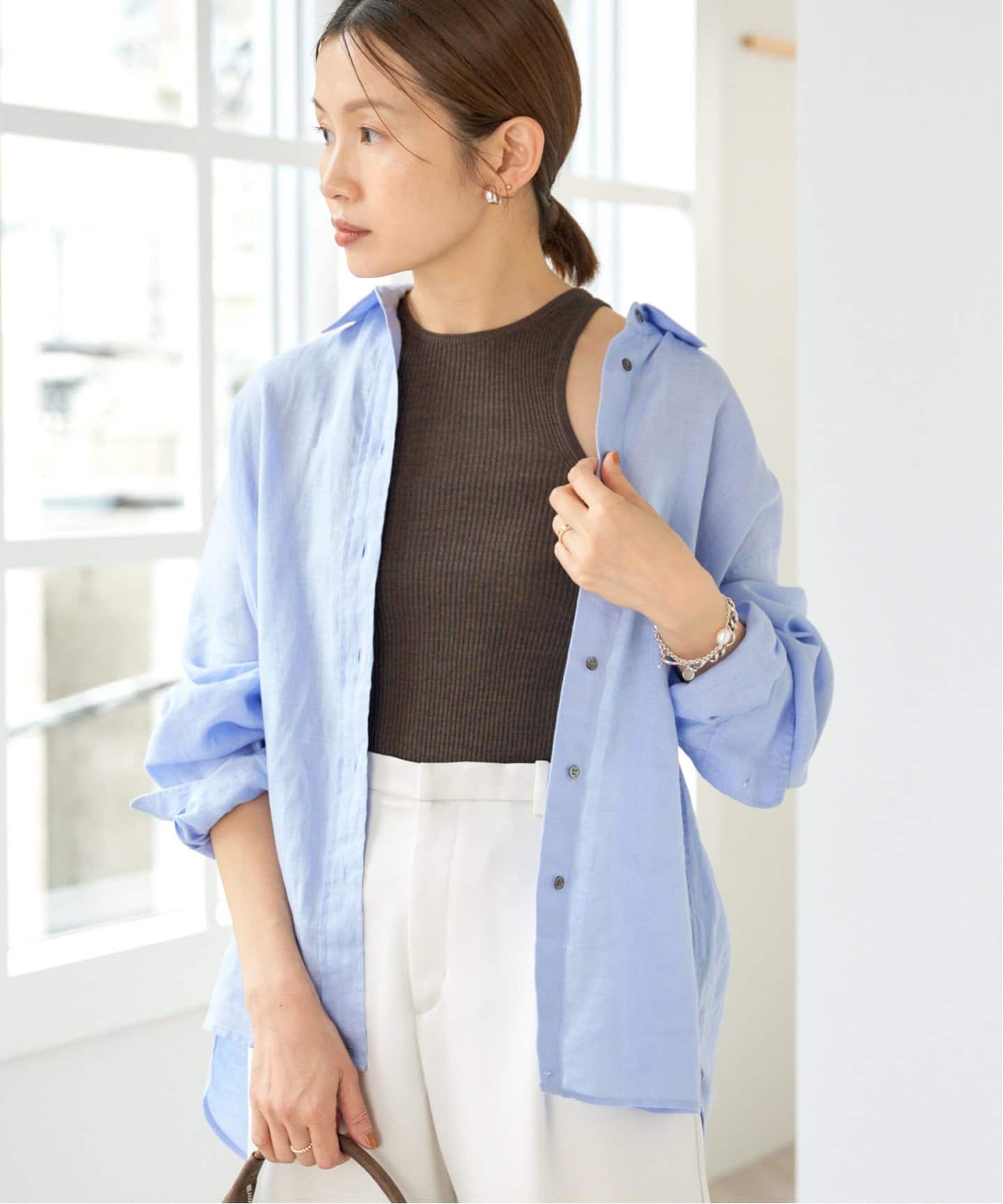 IENA メッシュアメスリプルオーバー セール】メッシュアメスリプルオーバー（ニット/セーター