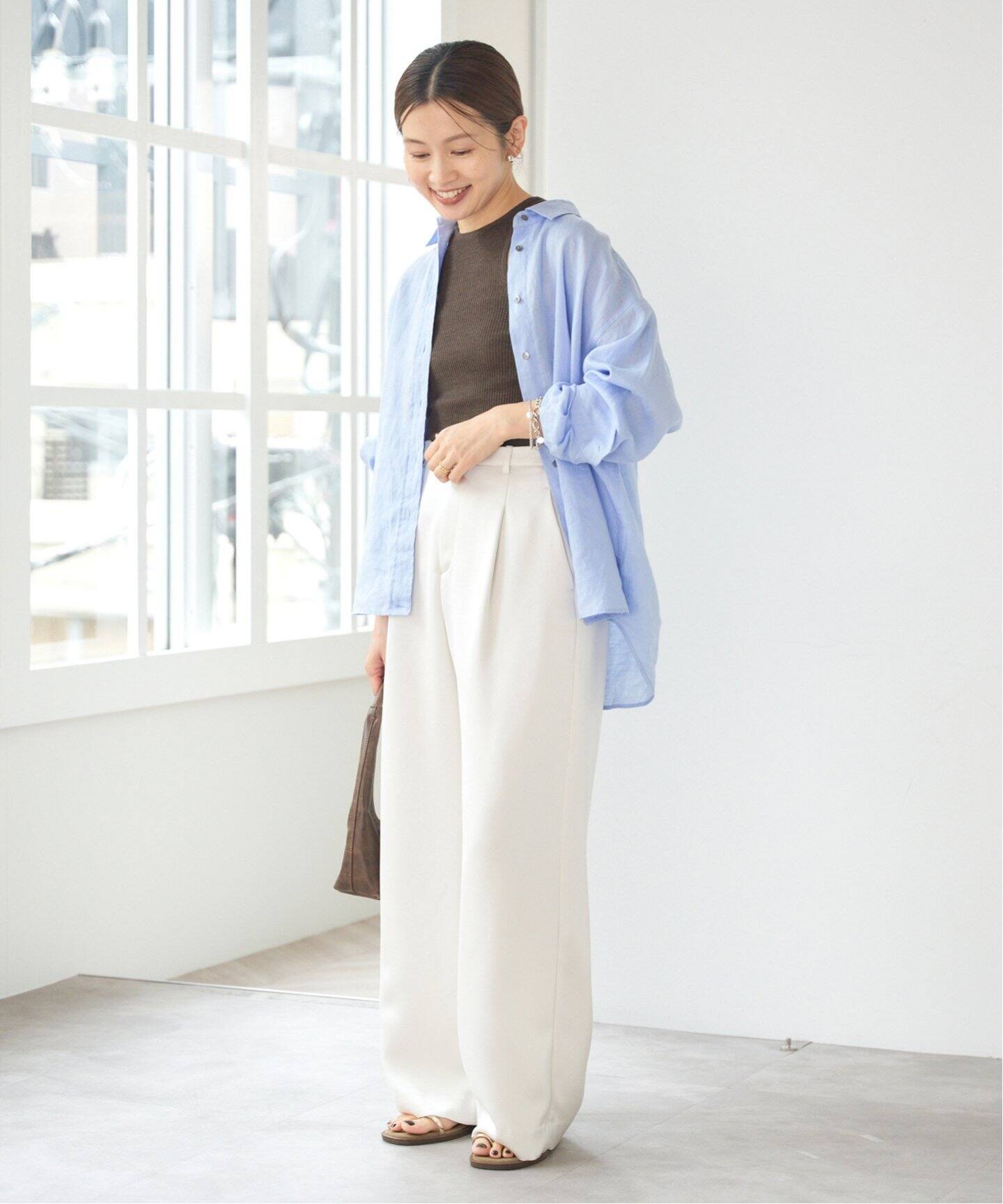 新品　IENA コットンシルク　アンサンブル 新品 IENA コットンシルク アンサンブル