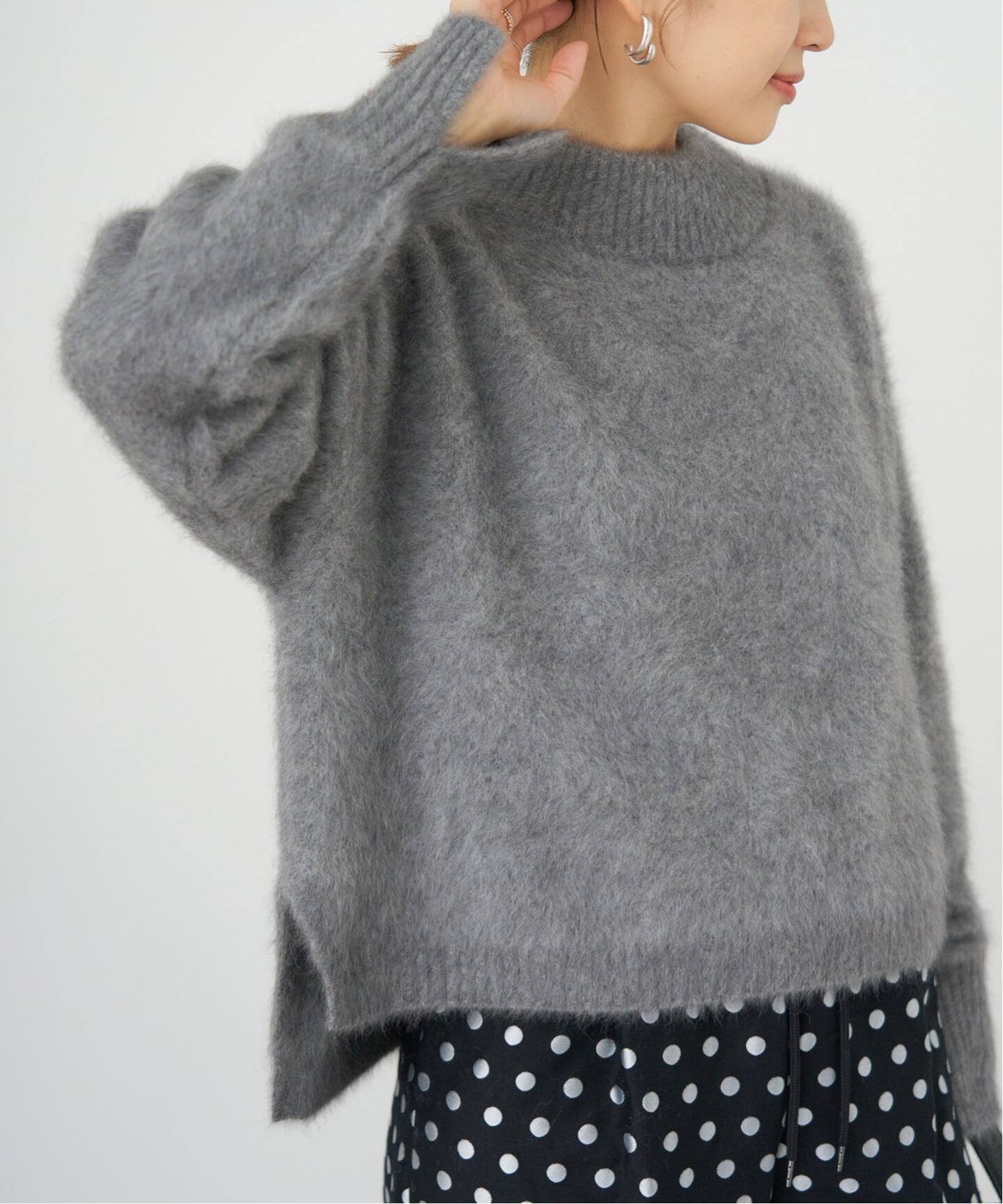 IENA FLUFFY プルオーバー　ニット IENA（イエナ） ニット セーター FLUFFYプルオーバー レディース