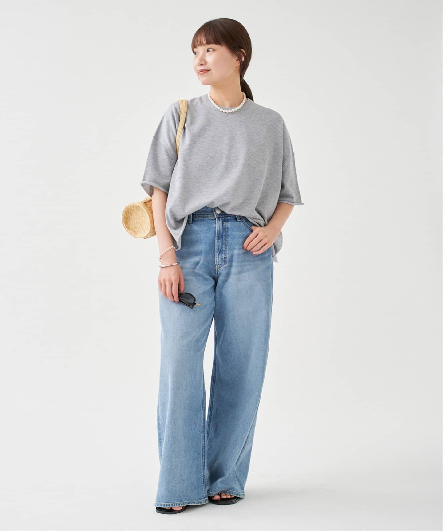 IENA LEVITA コットンショートスリーブプルオーバー 追加2》LEVITA コットンハーフスリーブプルオーバー（ニット