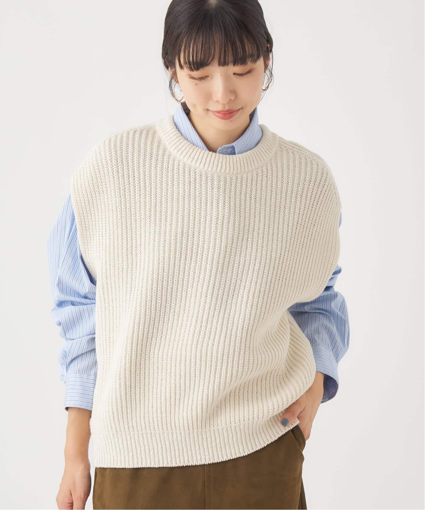 バルーンコットン畦ベスト（ベスト）｜IENA（イエナ）の通販