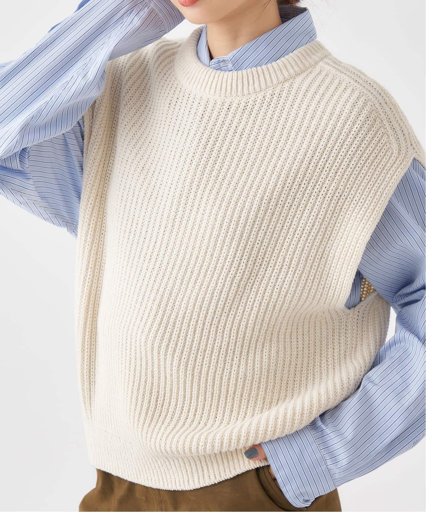 バルーンコットン畦ベスト（ベスト）｜IENA（イエナ）の通販