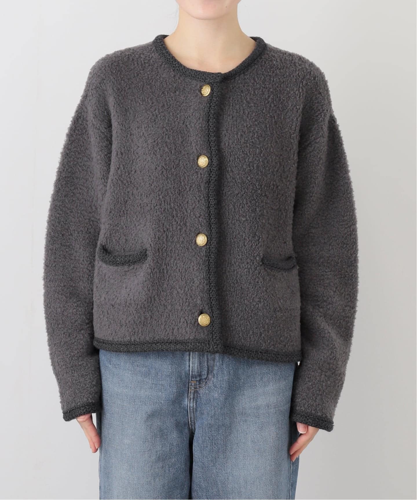 ボアニットカーディガン（カーディガン）｜IENA（イエナ）の通販