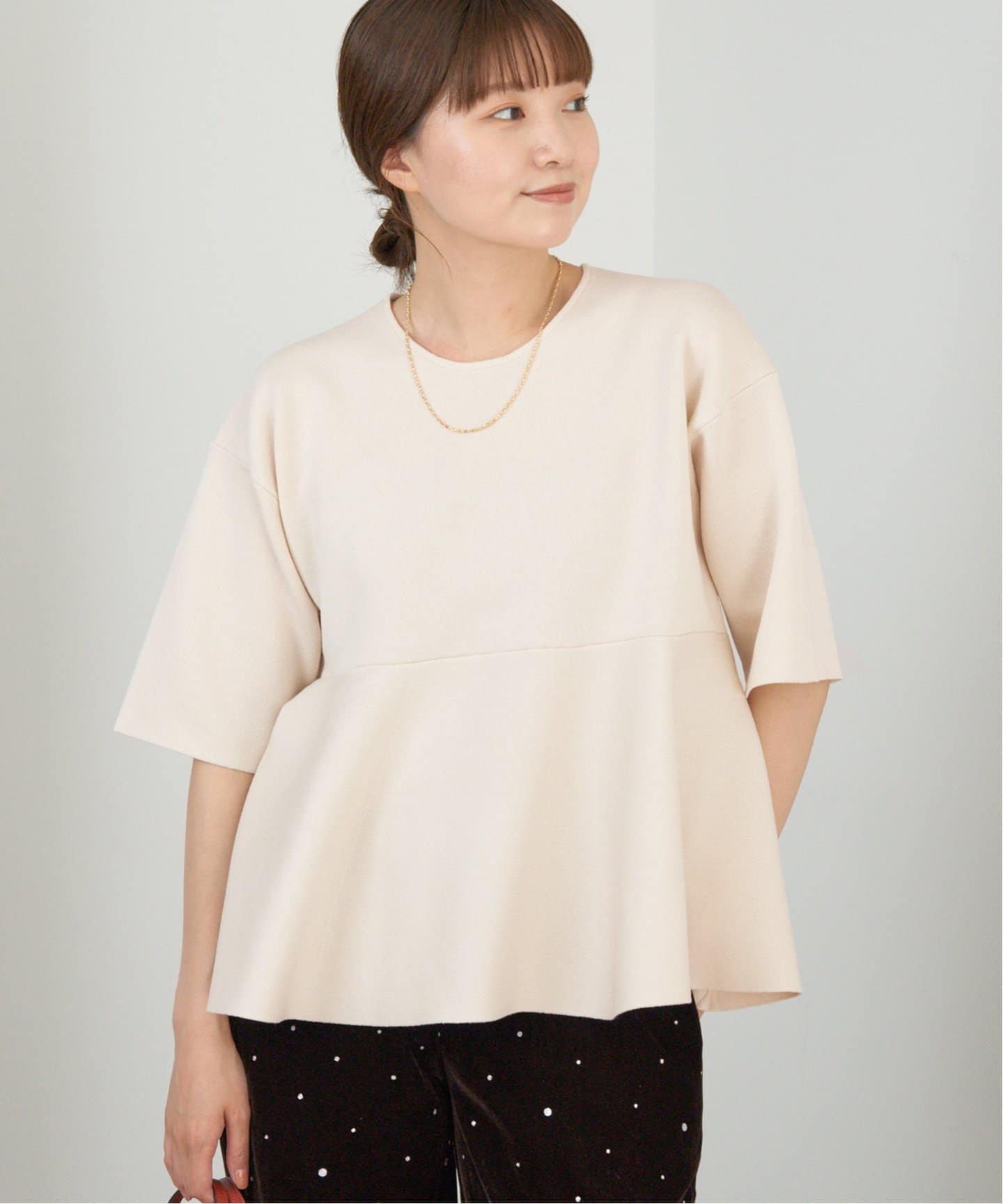 Debussyペプラムプルオーバー（ニット／セーター）｜IENA（イエナ）の