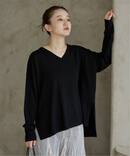 ライトウールVネックプルオーバー