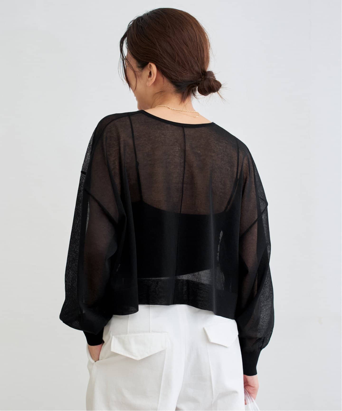【新品】【2024SS】IENA FILMY COTTON カーディガン シアー 追加2》FILMY COTTONカーディガン（カーディガン）｜IENA