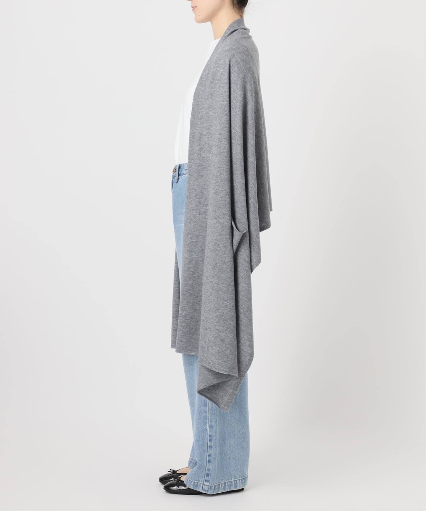 IENA ライトウールニットストール　グレー ライトウールニットストール（ストール）｜IENA（イエナ）の通販