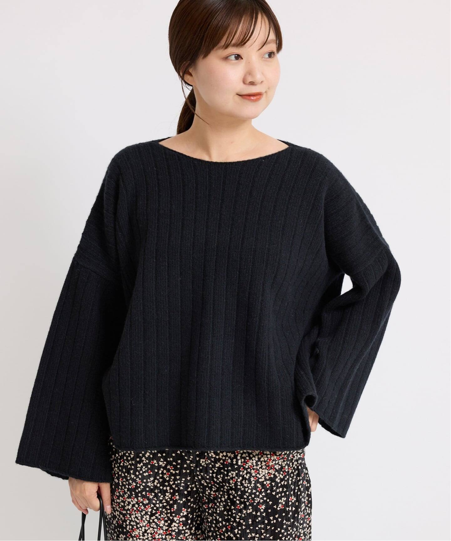 ワイドリブボートプルオーバー（ニット／セーター）｜IENA（イエナ）の
