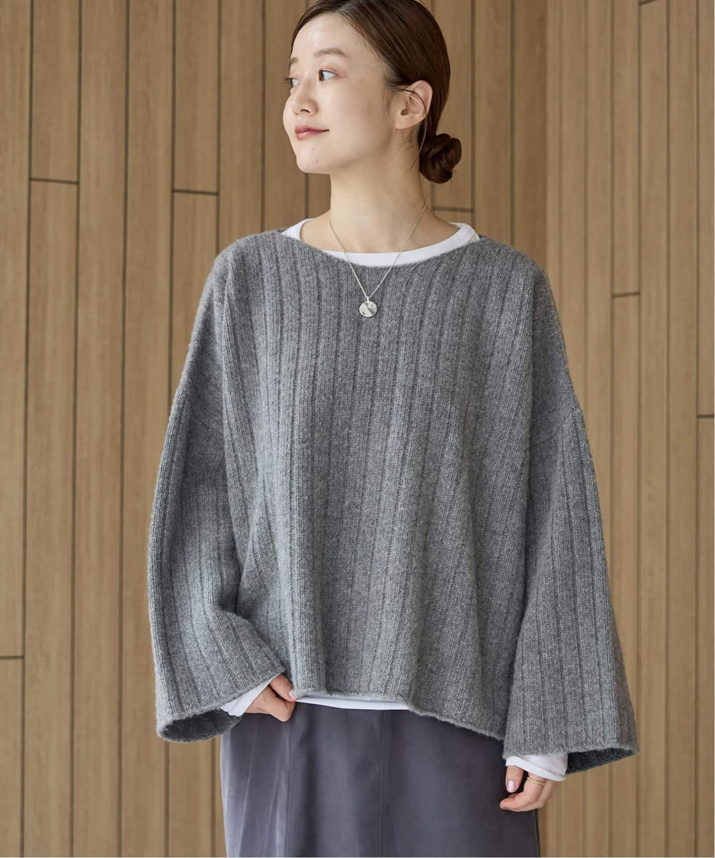 ワイドリブボートプルオーバー（ニット／セーター）｜IENA（イエナ）の